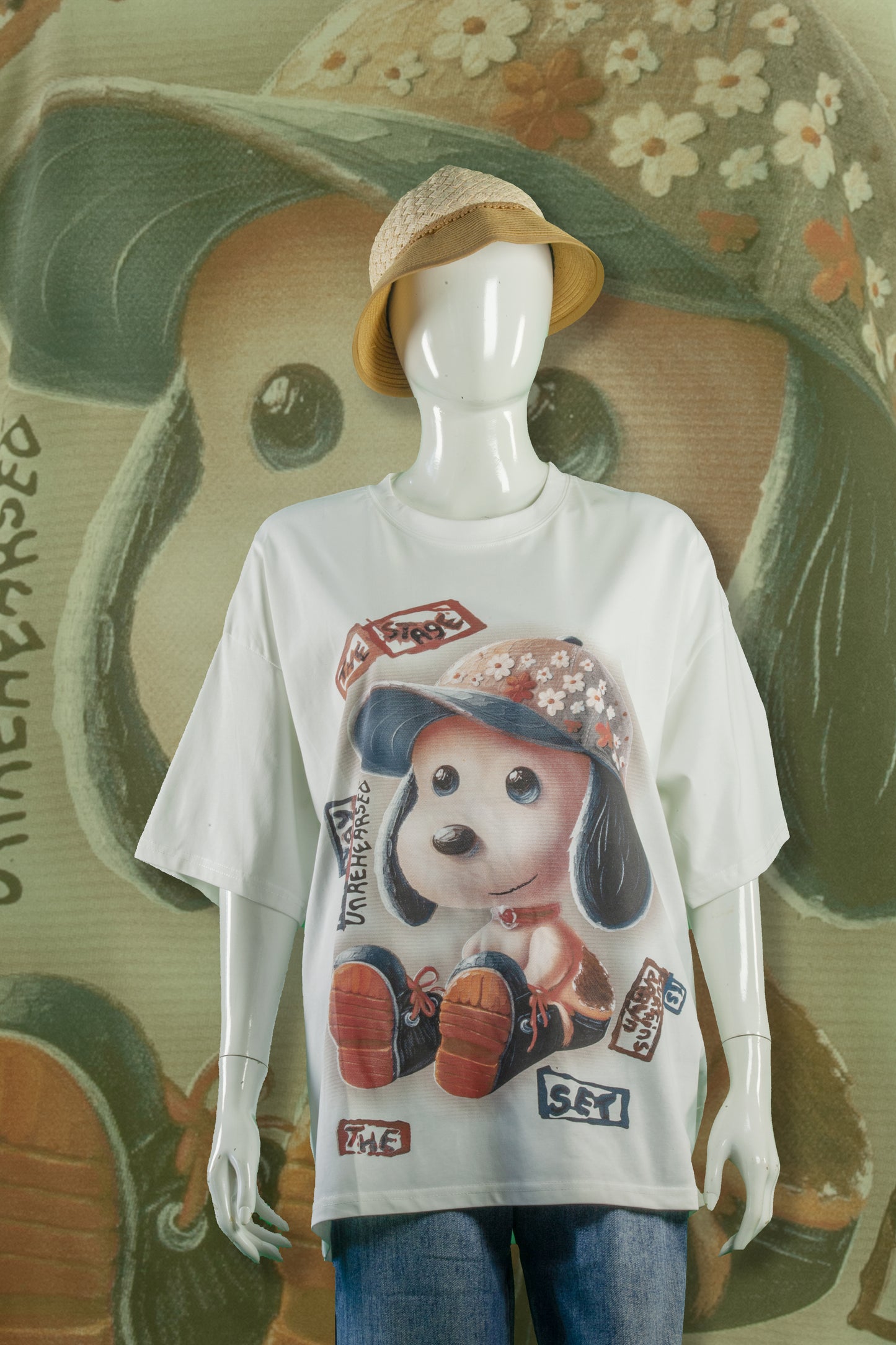 T-Shirt Motif Snoopy Adorable