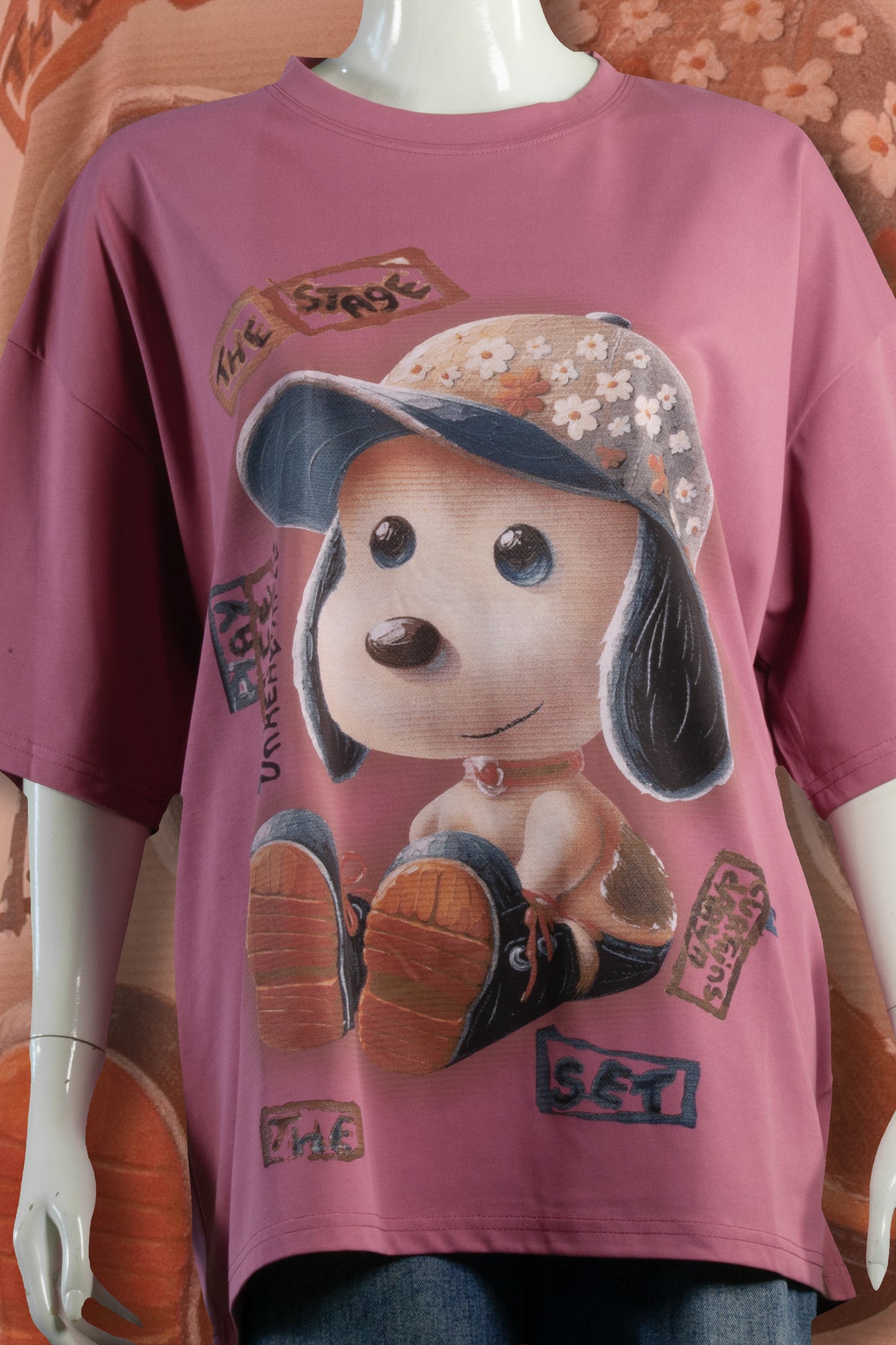 T-Shirt Motif Snoopy Adorable