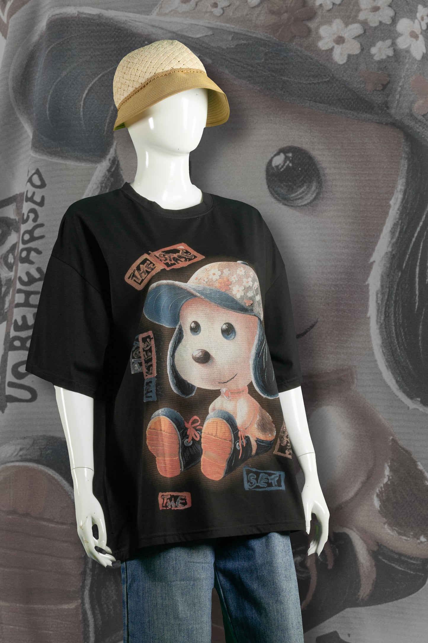 T-Shirt Motif Snoopy Adorable