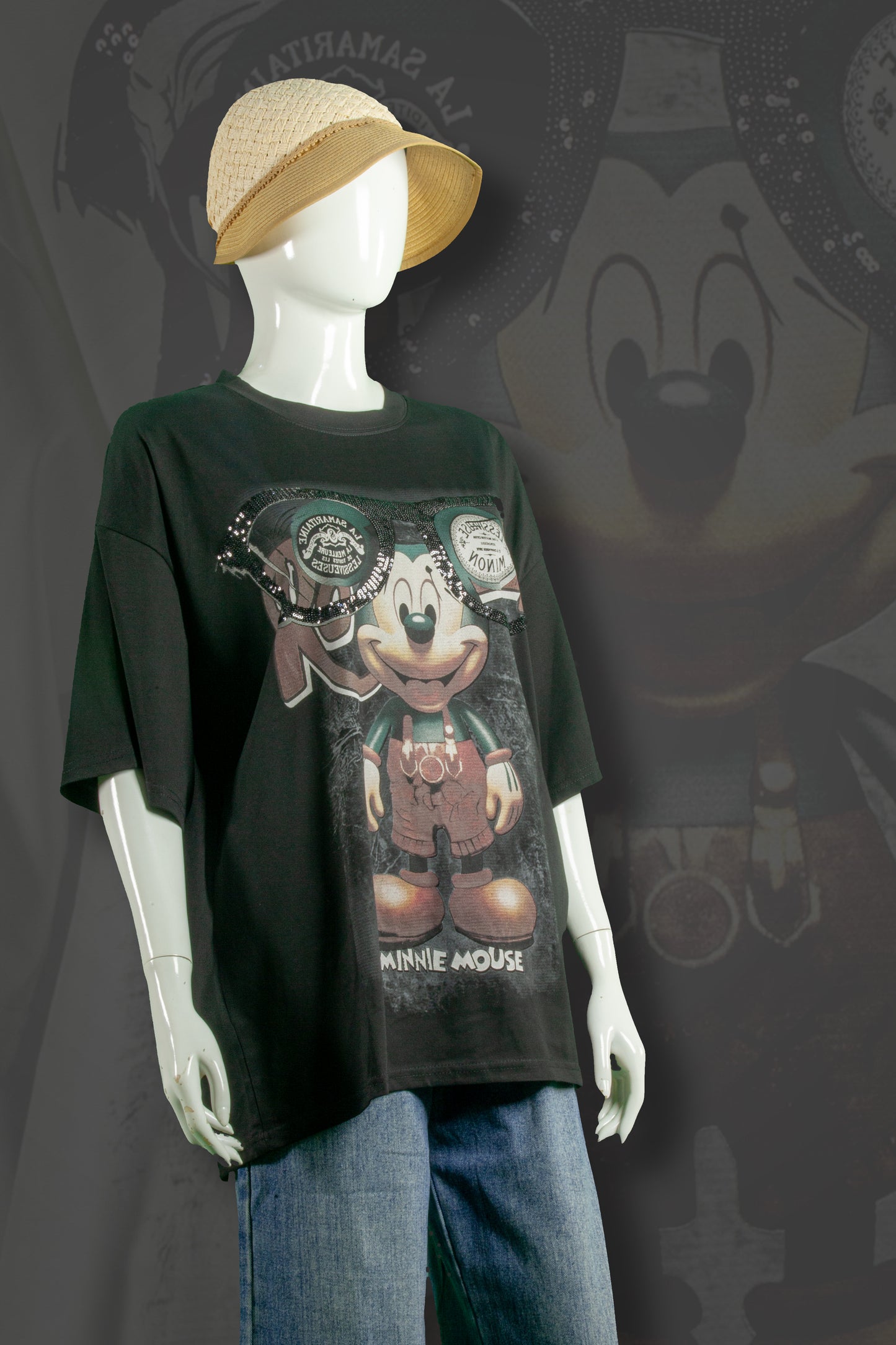 T-Shirt Model Mickey Kaca Mata Besar