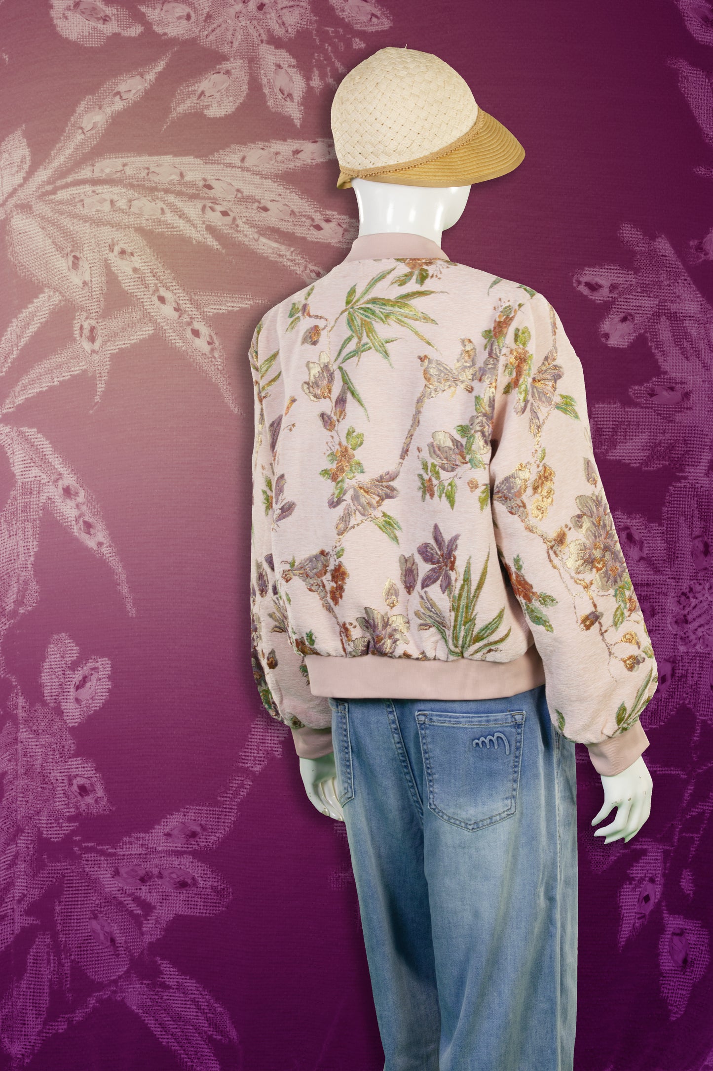 Jaket Motif Bamboo