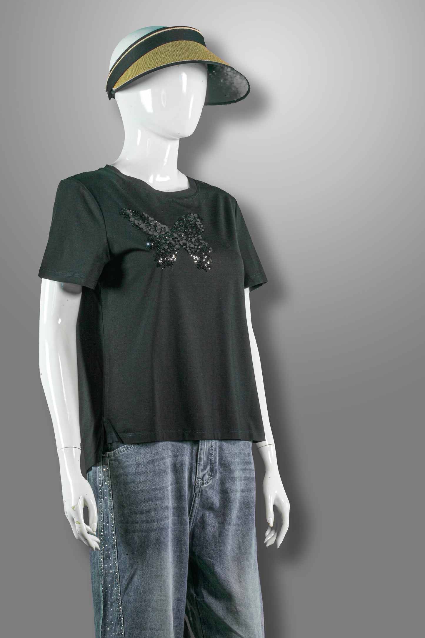 T-Shirt Tencel Motif Kupu2