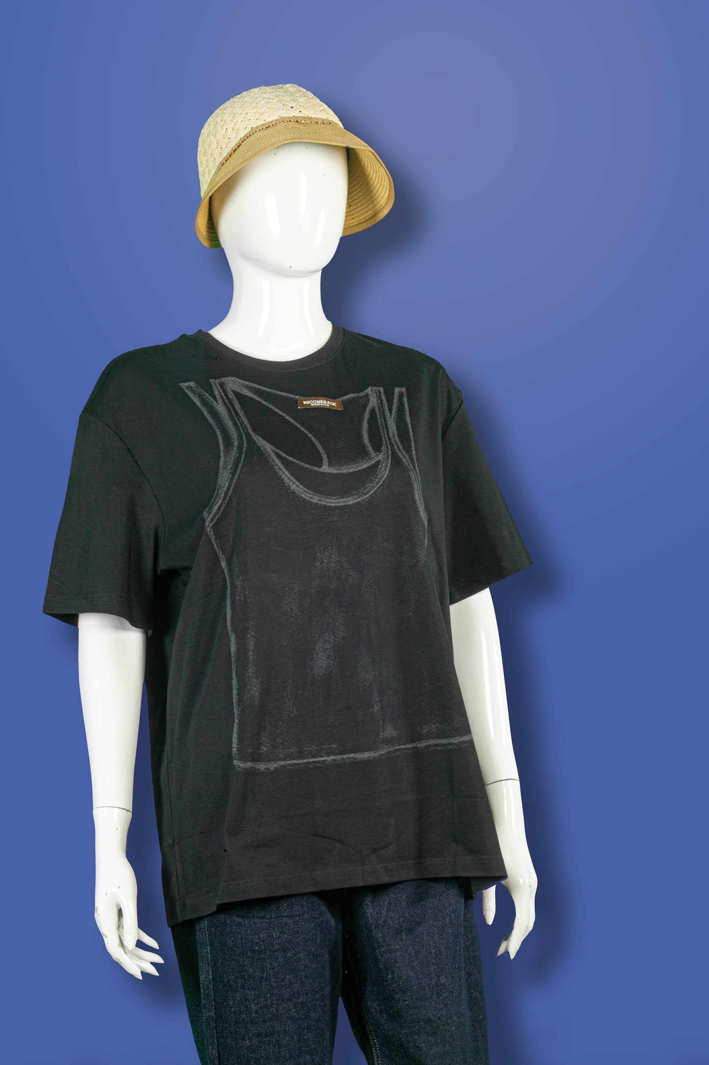 T-Shirt Tencel Motif Kaos