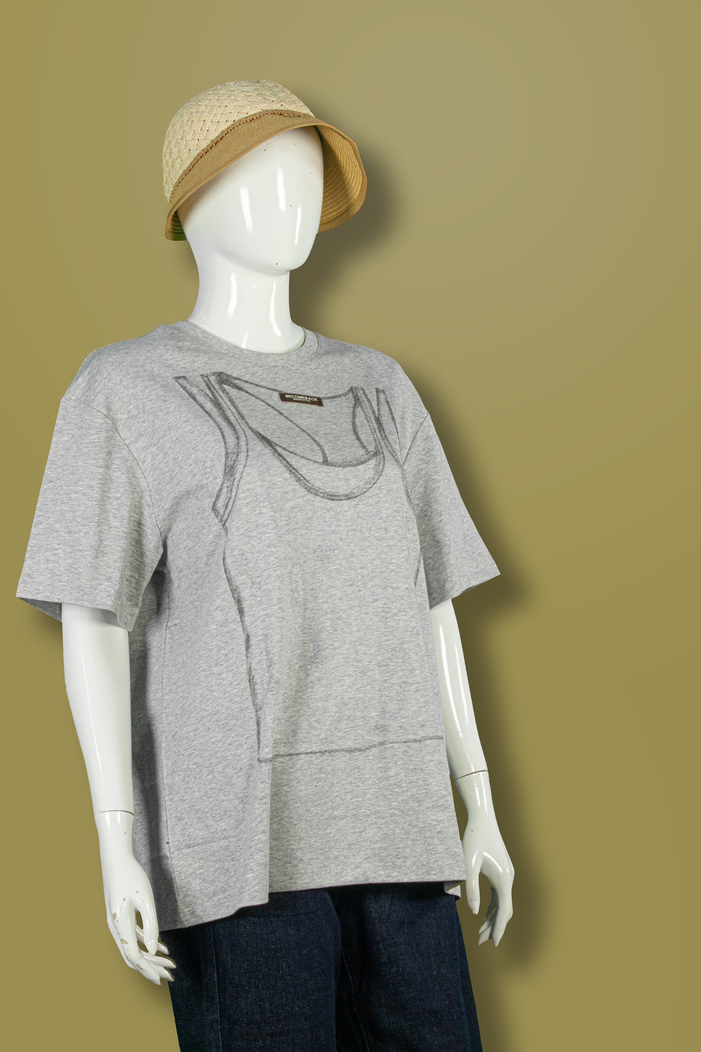 T-Shirt Tencel Motif Kaos