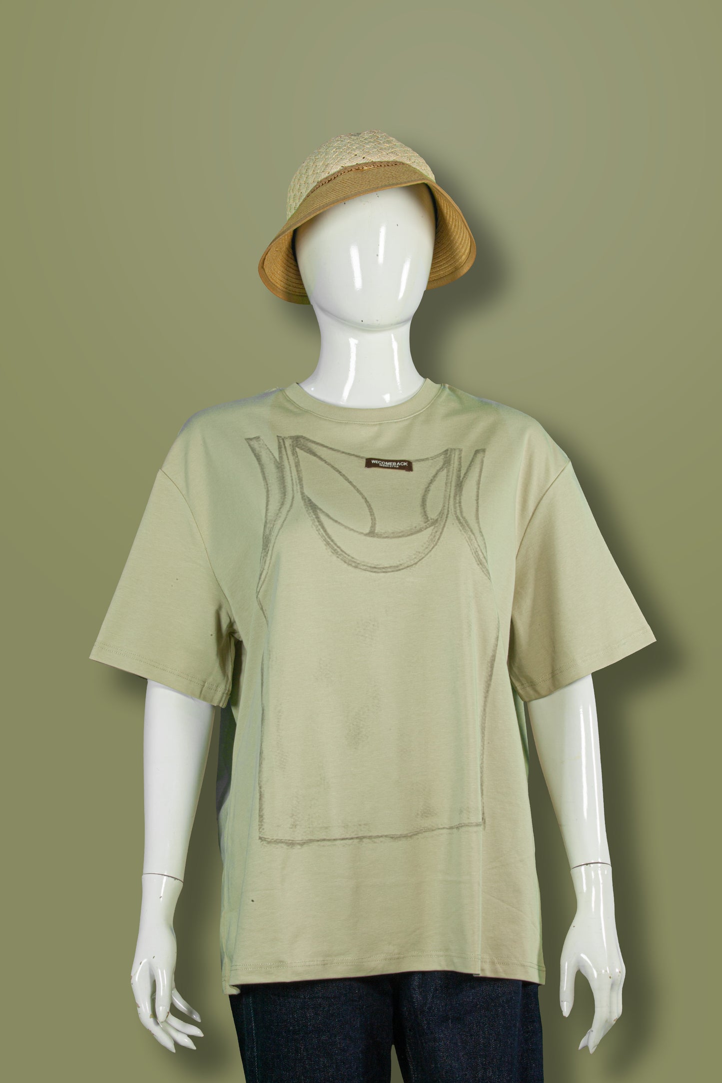 T-Shirt Tencel Motif Kaos