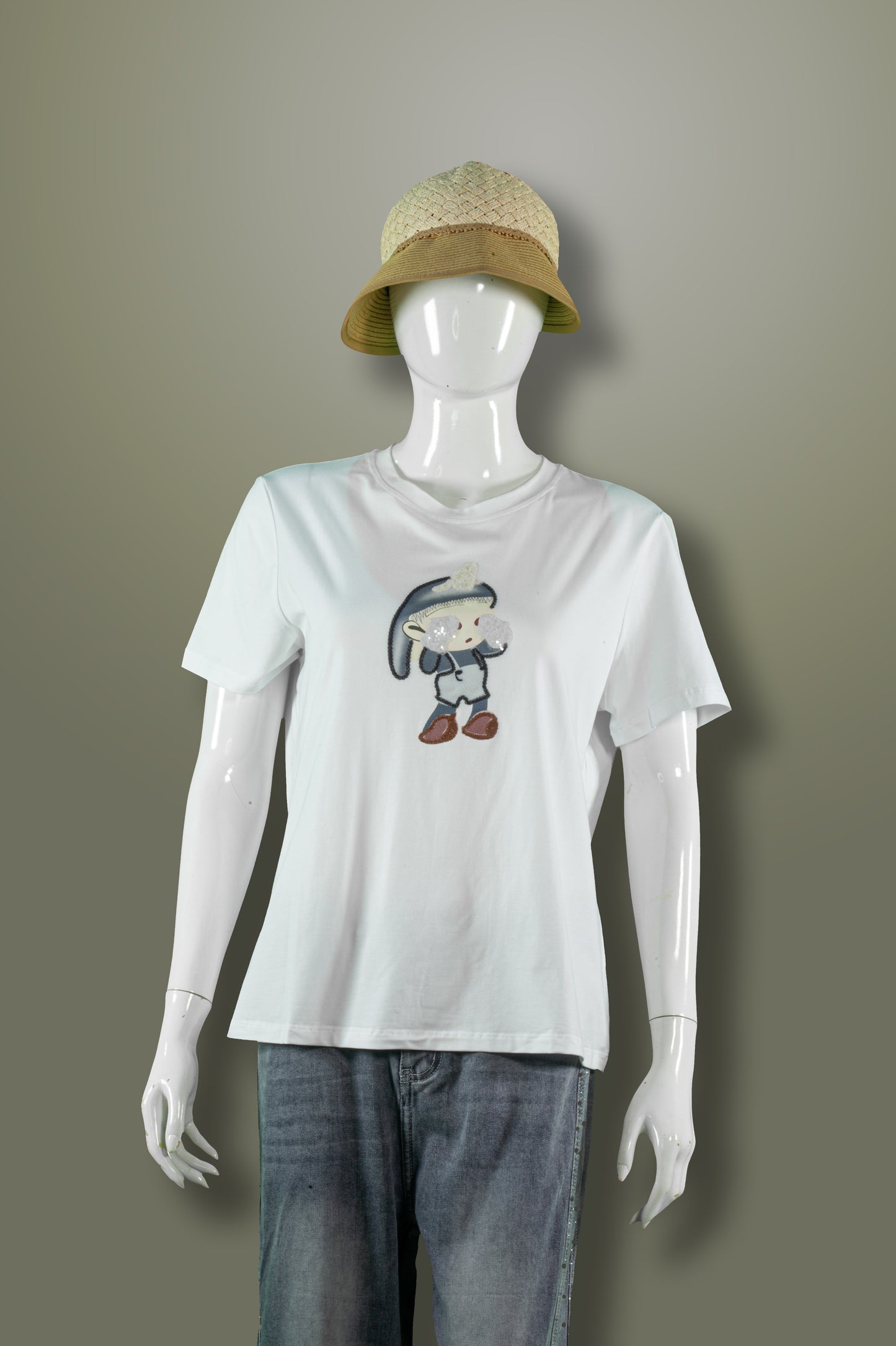 T-Shirt Tencel Motif Cry Boy