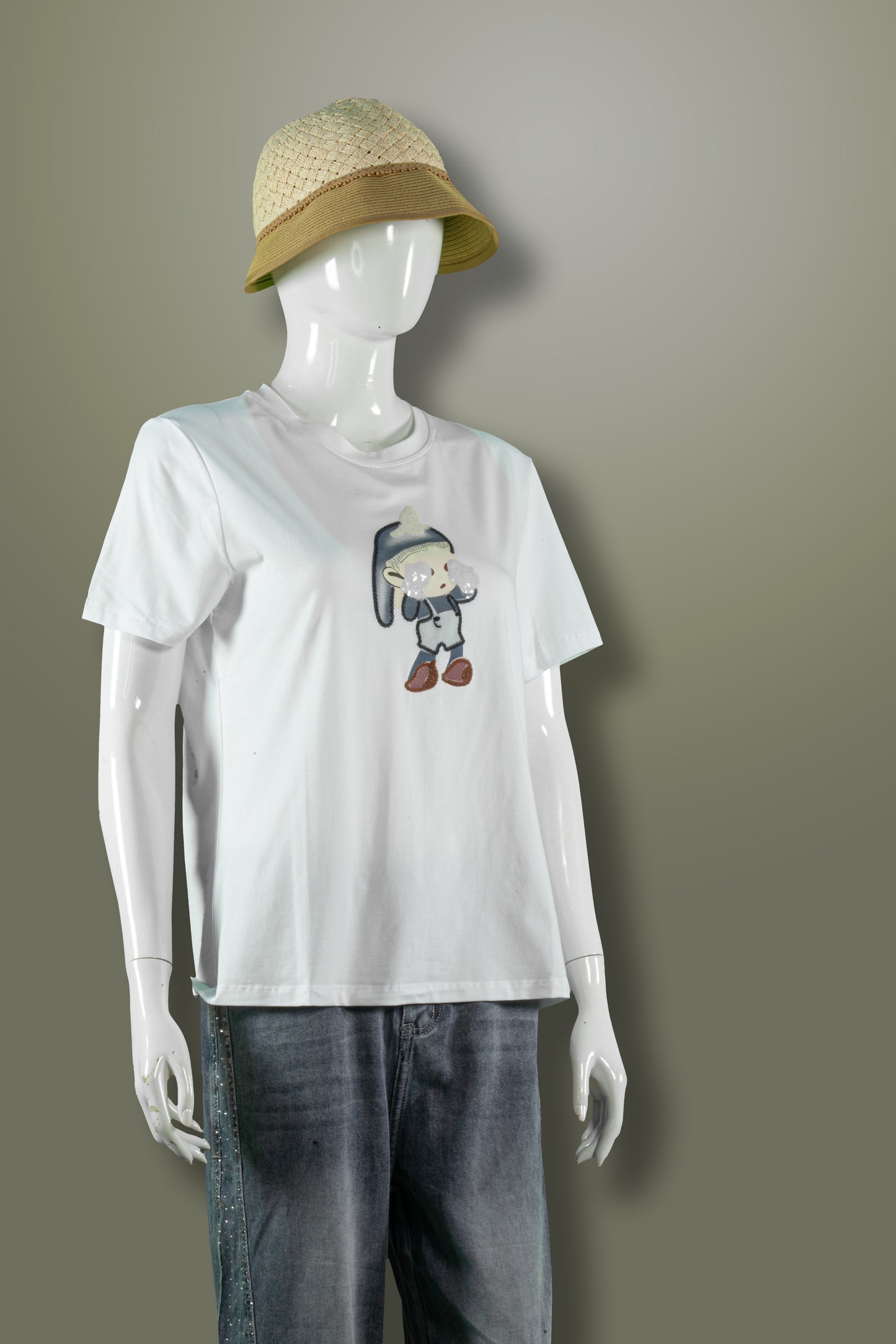 T-Shirt Tencel Motif Cry Boy