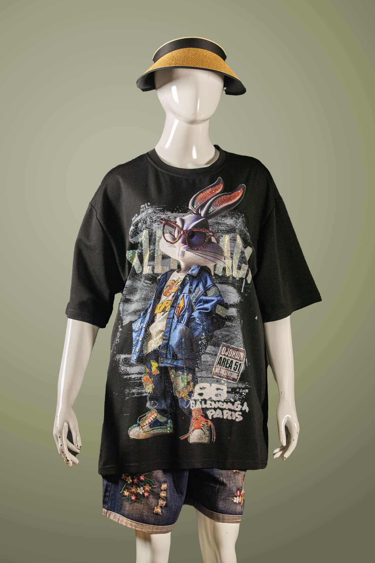 T-Shirt Premium Motif Cool Bunny