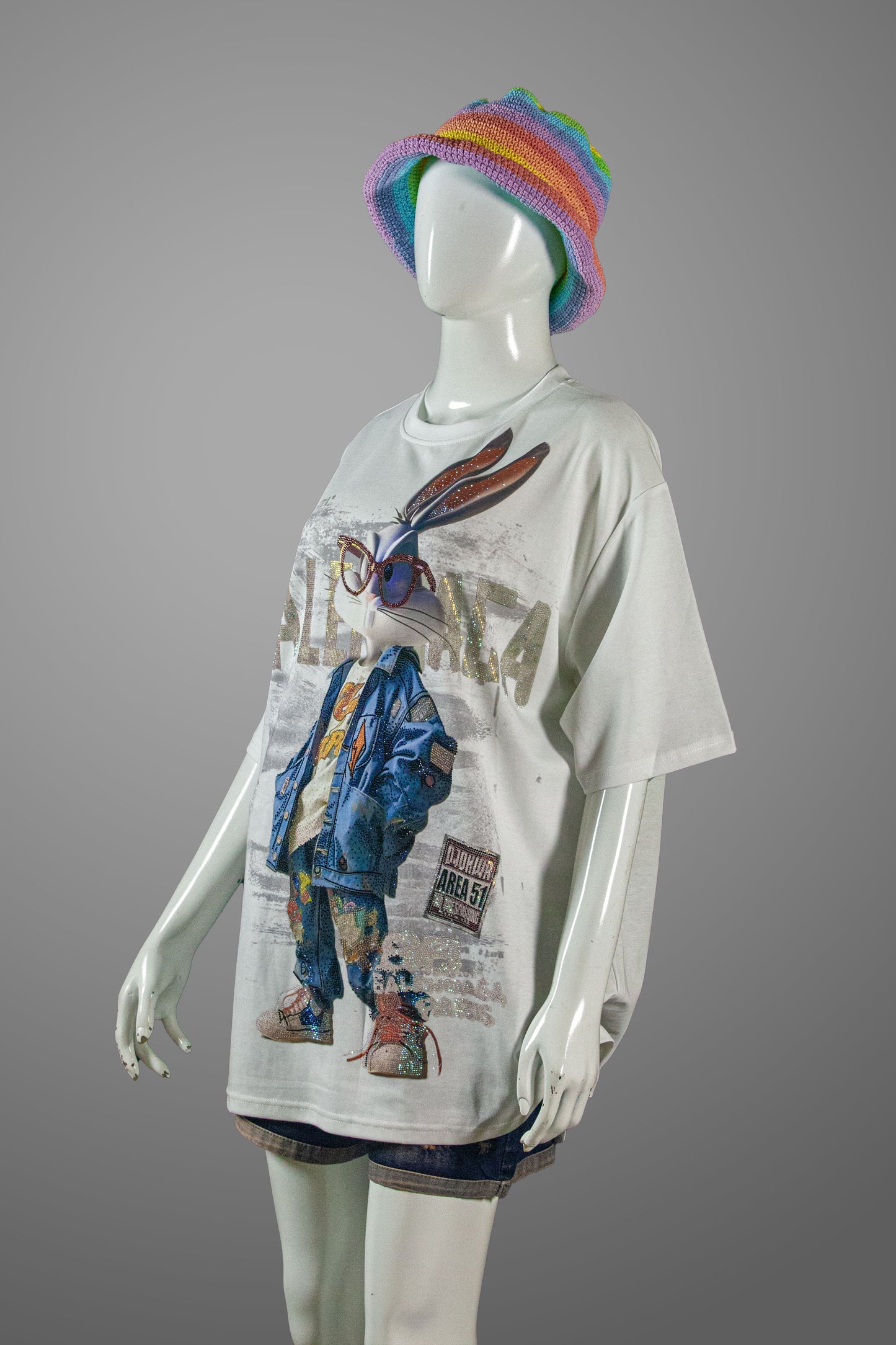 T-Shirt Premium Motif Cool Bunny