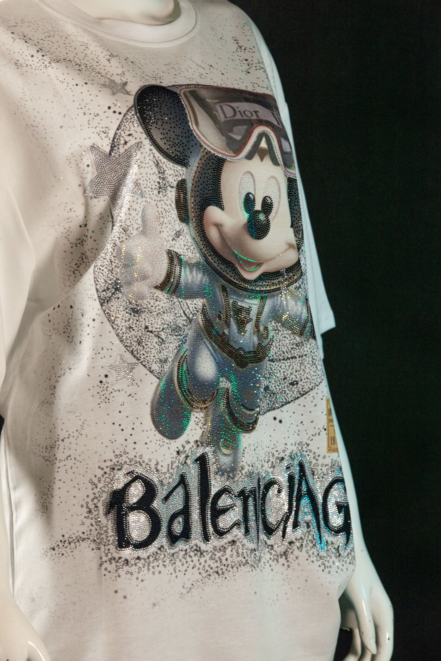 T-Shirt Premium Motif Mickey in Space