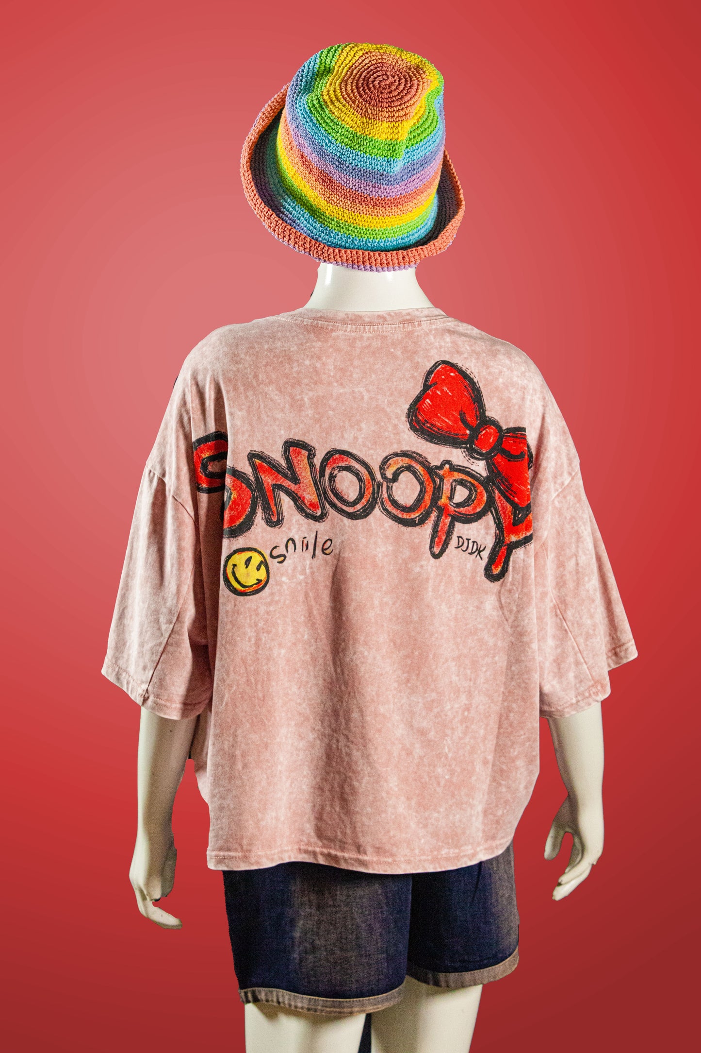 T-Shirt Premium Motif Saxophone Snoopy