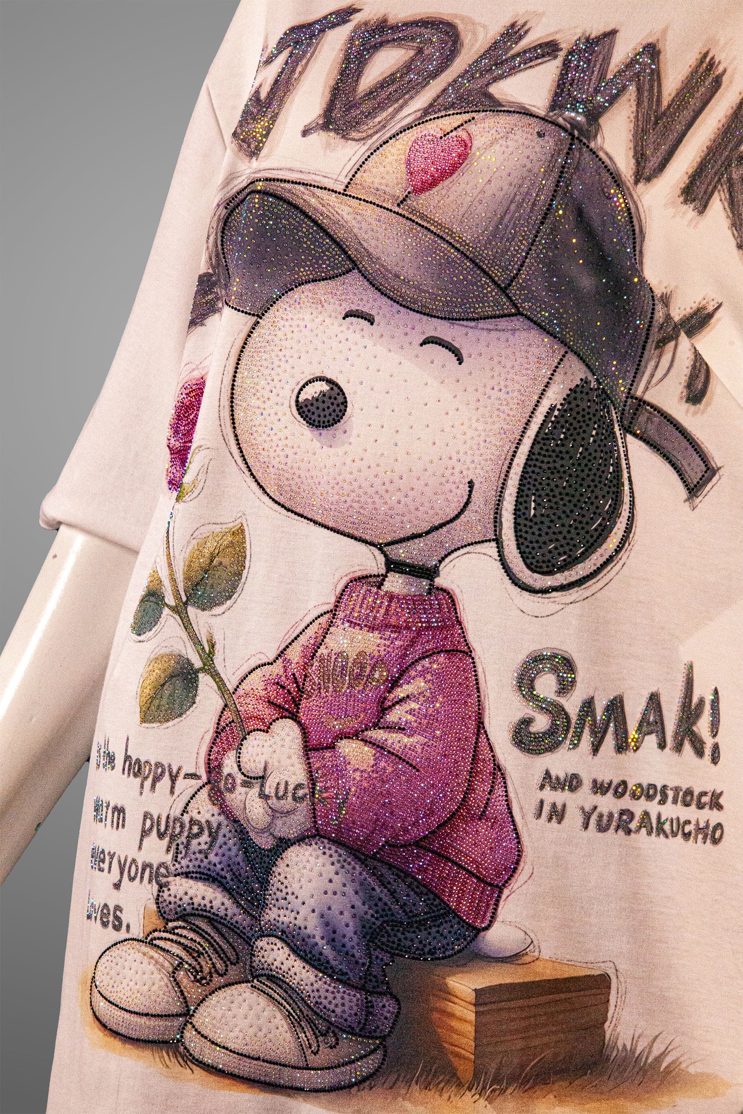 T-Shirt Premium Motif Snoopy Oppa