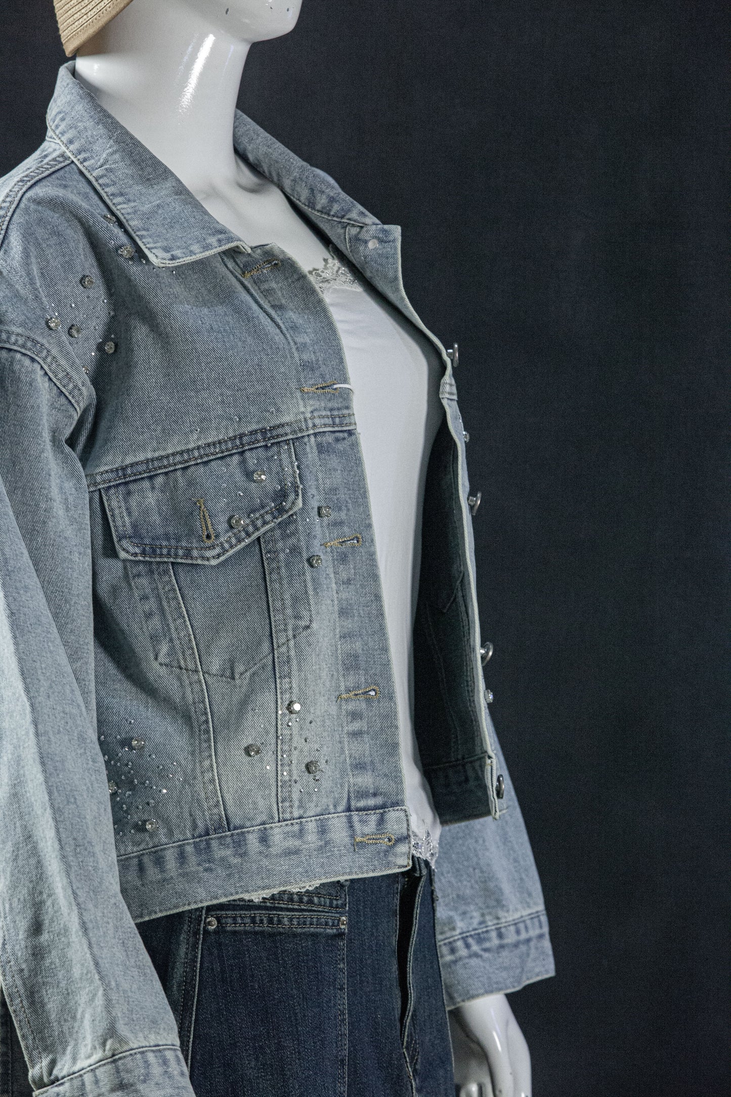 Jaket Jeans Premium Bling2