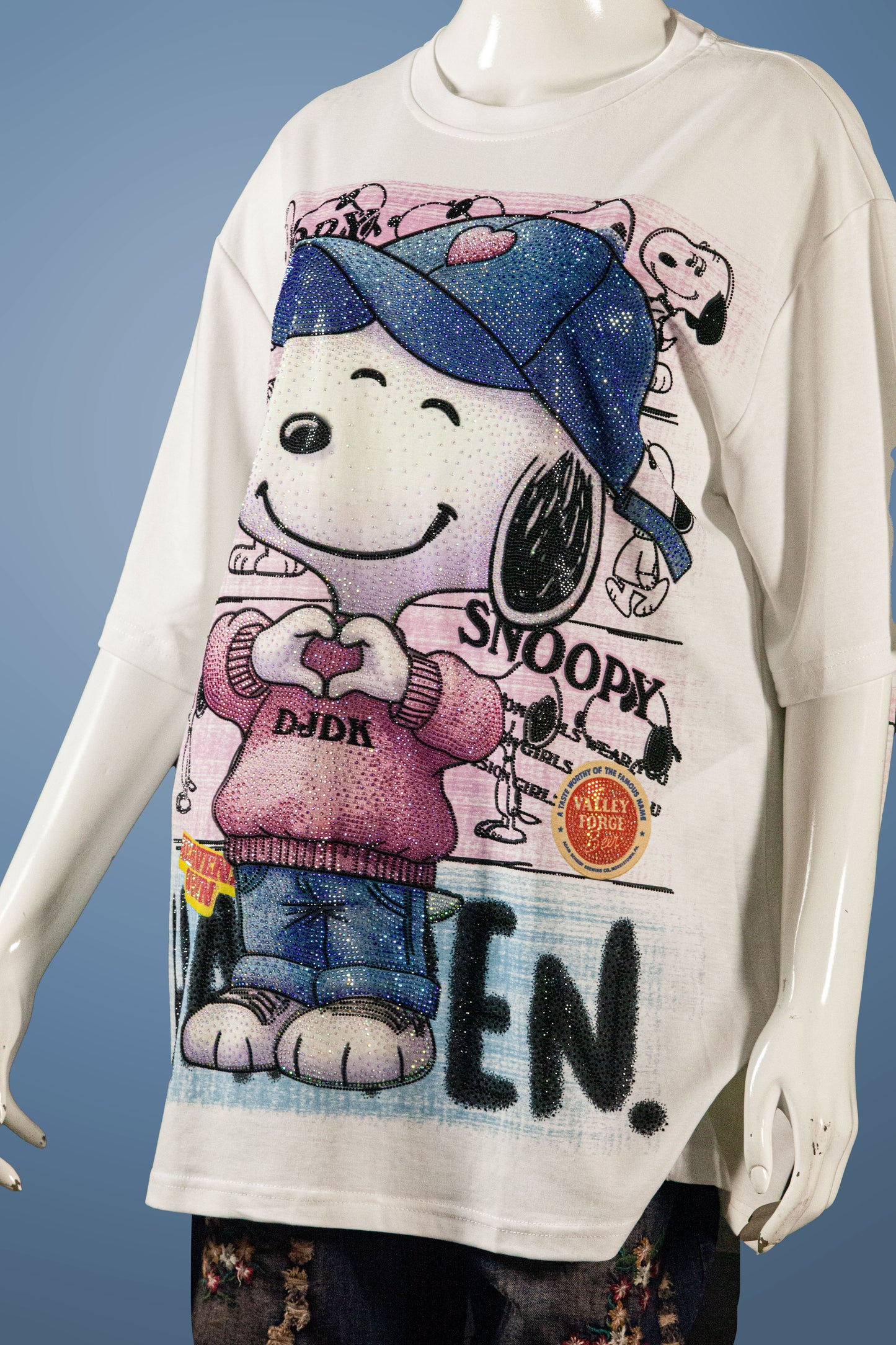T-Shirt Premium Motif Snoopy Love