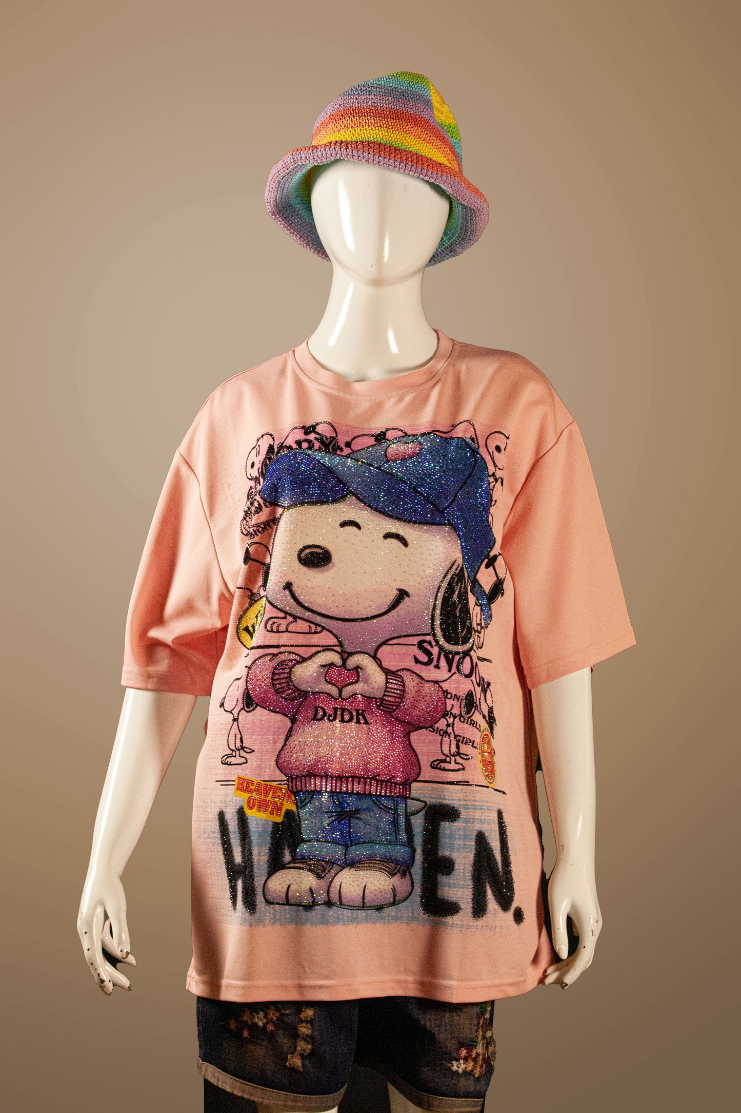 T-Shirt Premium Motif Snoopy Love