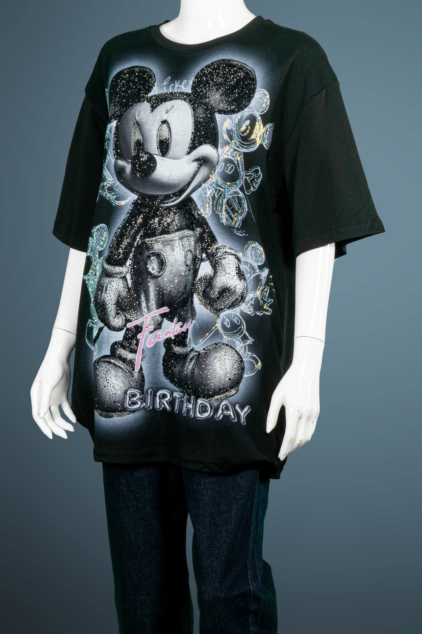 T-Shirt Premium Motif Mickey Birthday
