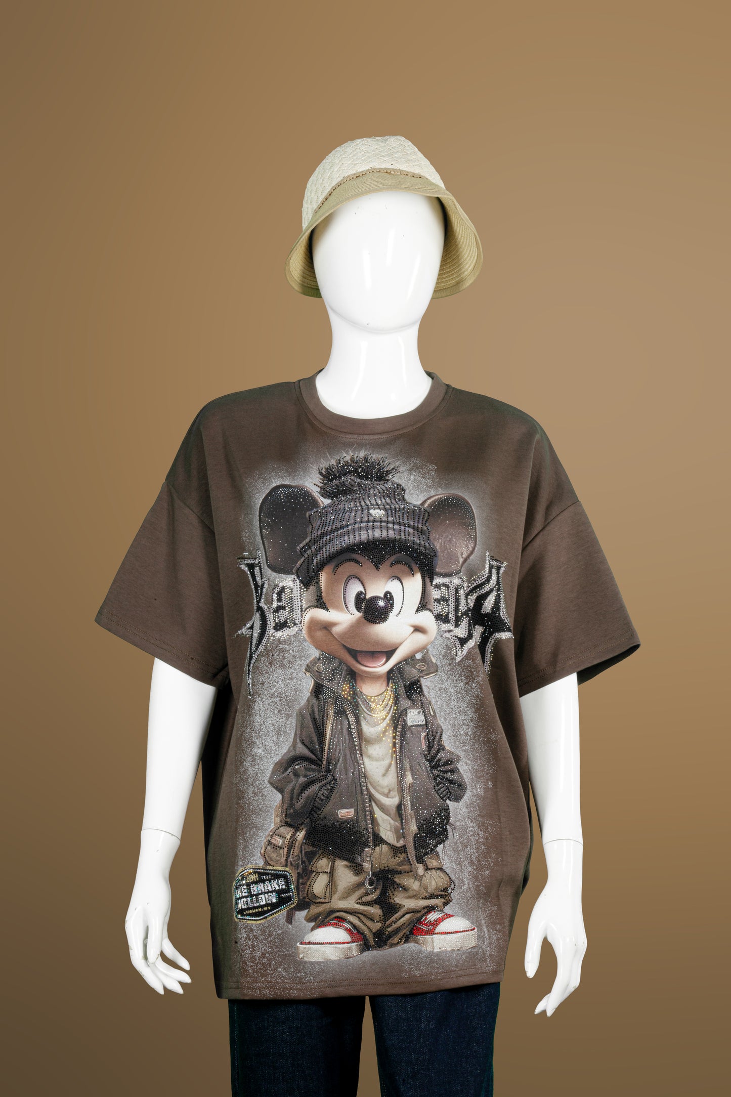 T-Shirt Premium Motif Hiphop Mickey