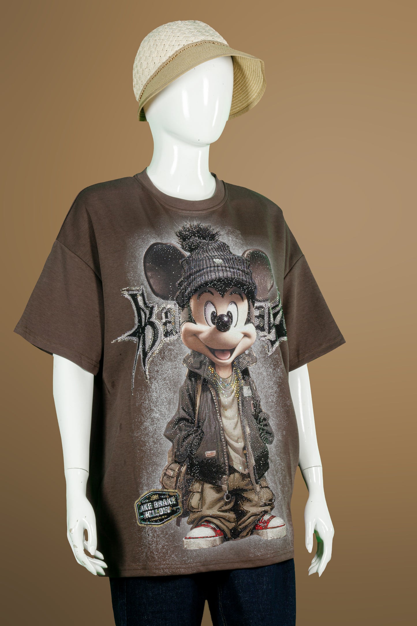 T-Shirt Premium Motif Hiphop Mickey