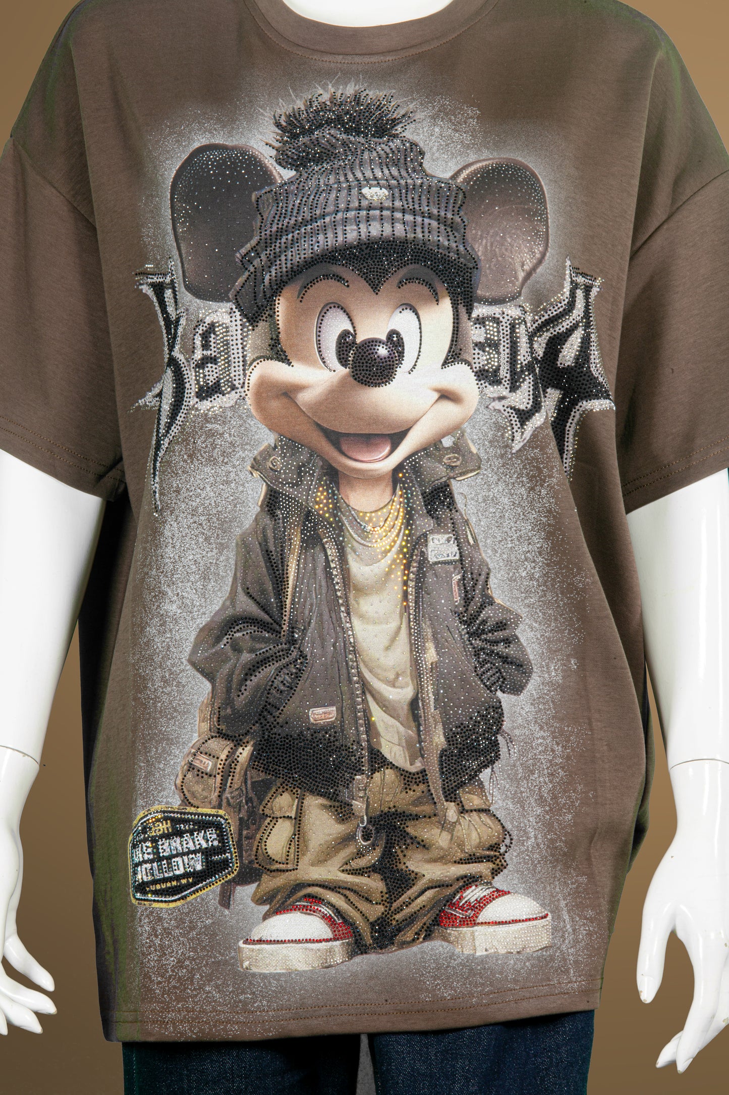 T-Shirt Premium Motif Hiphop Mickey