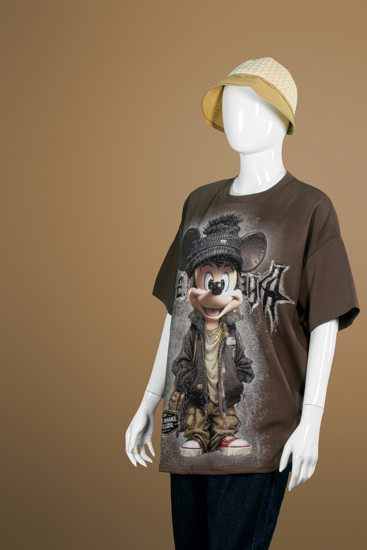 T-Shirt Premium Motif Hiphop Mickey