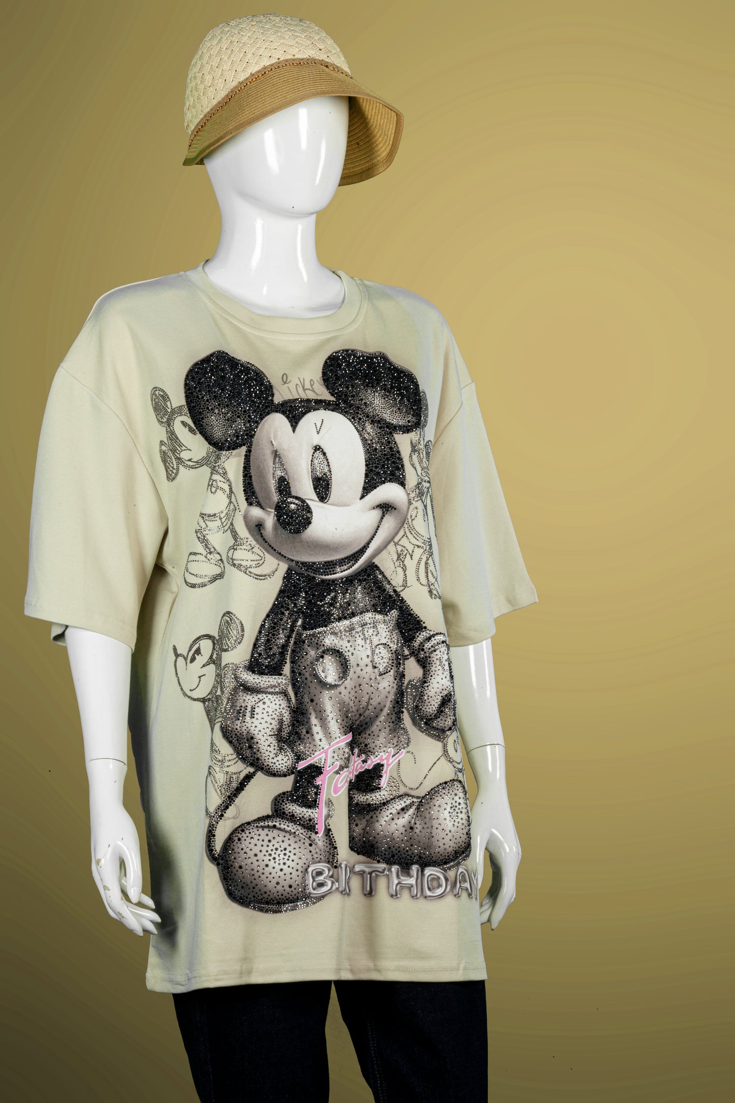 T-Shirt Premium Motif Mickey Birthday