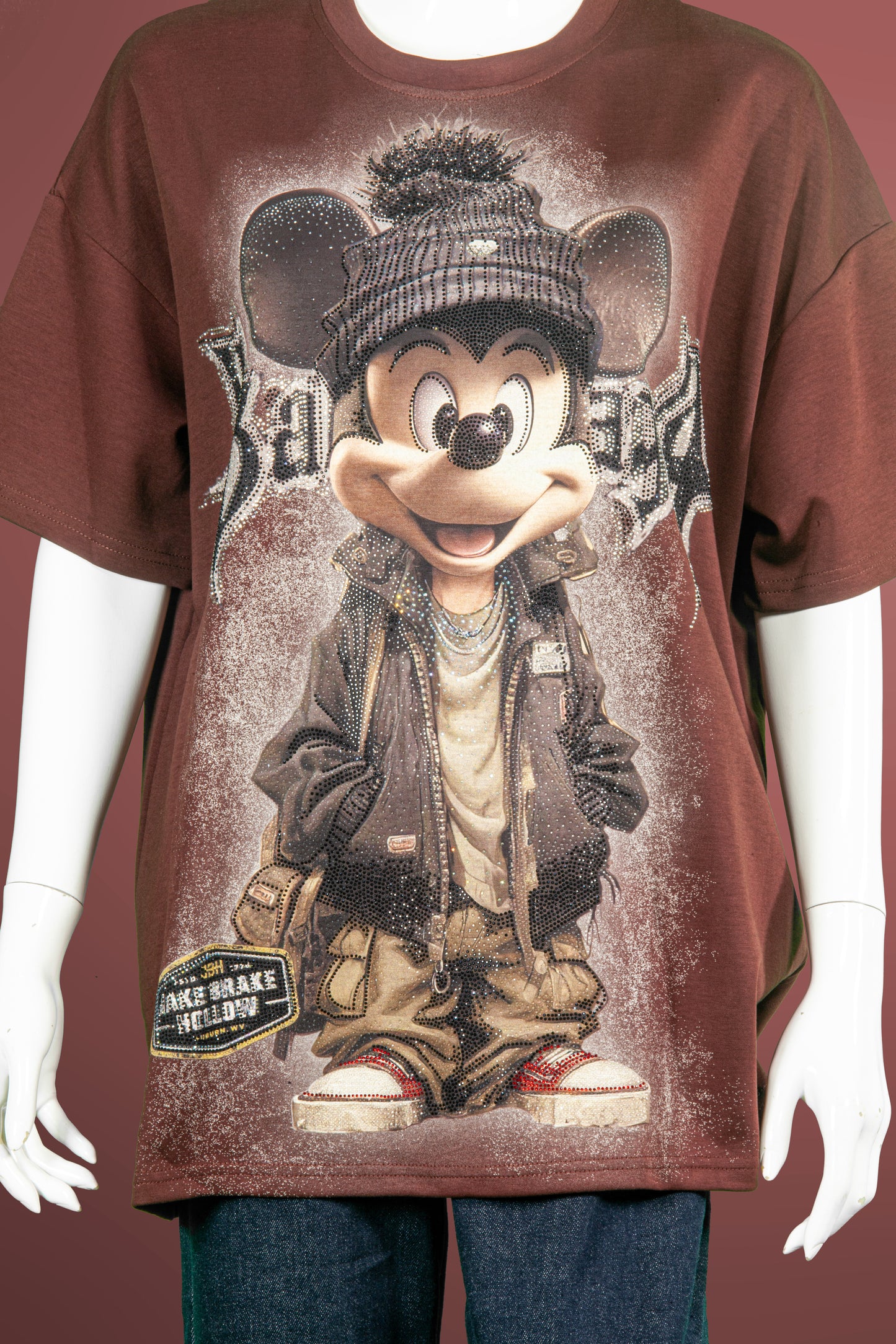 T-Shirt Premium Motif Hiphop Mickey