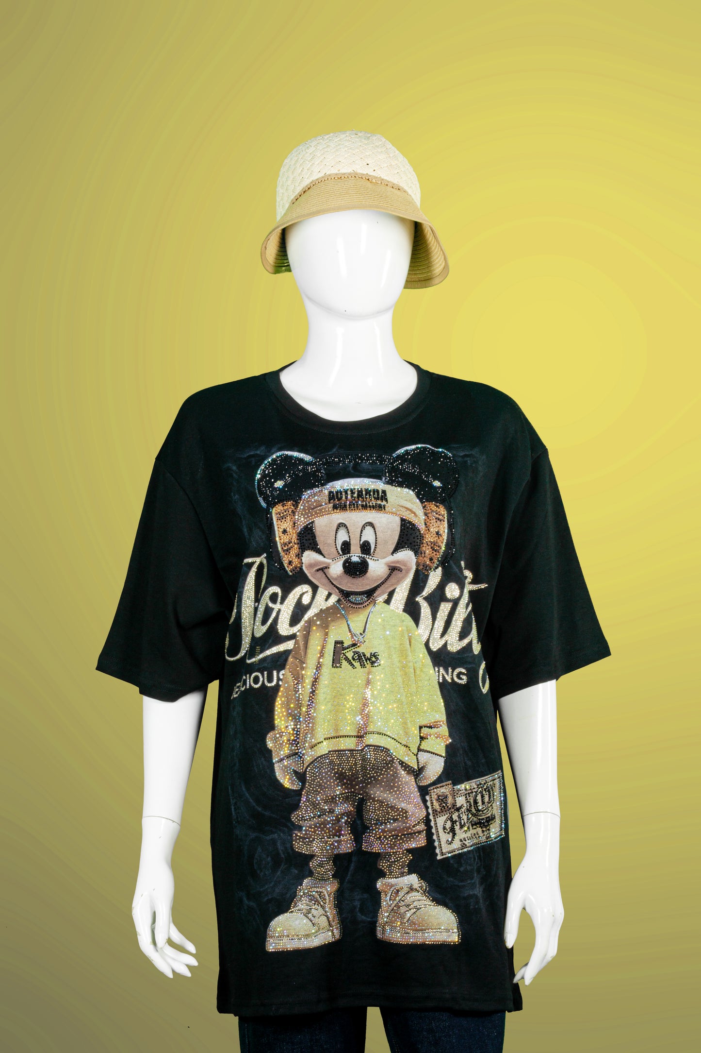 T-Shirt Premium Motif Mickey Rockbilly