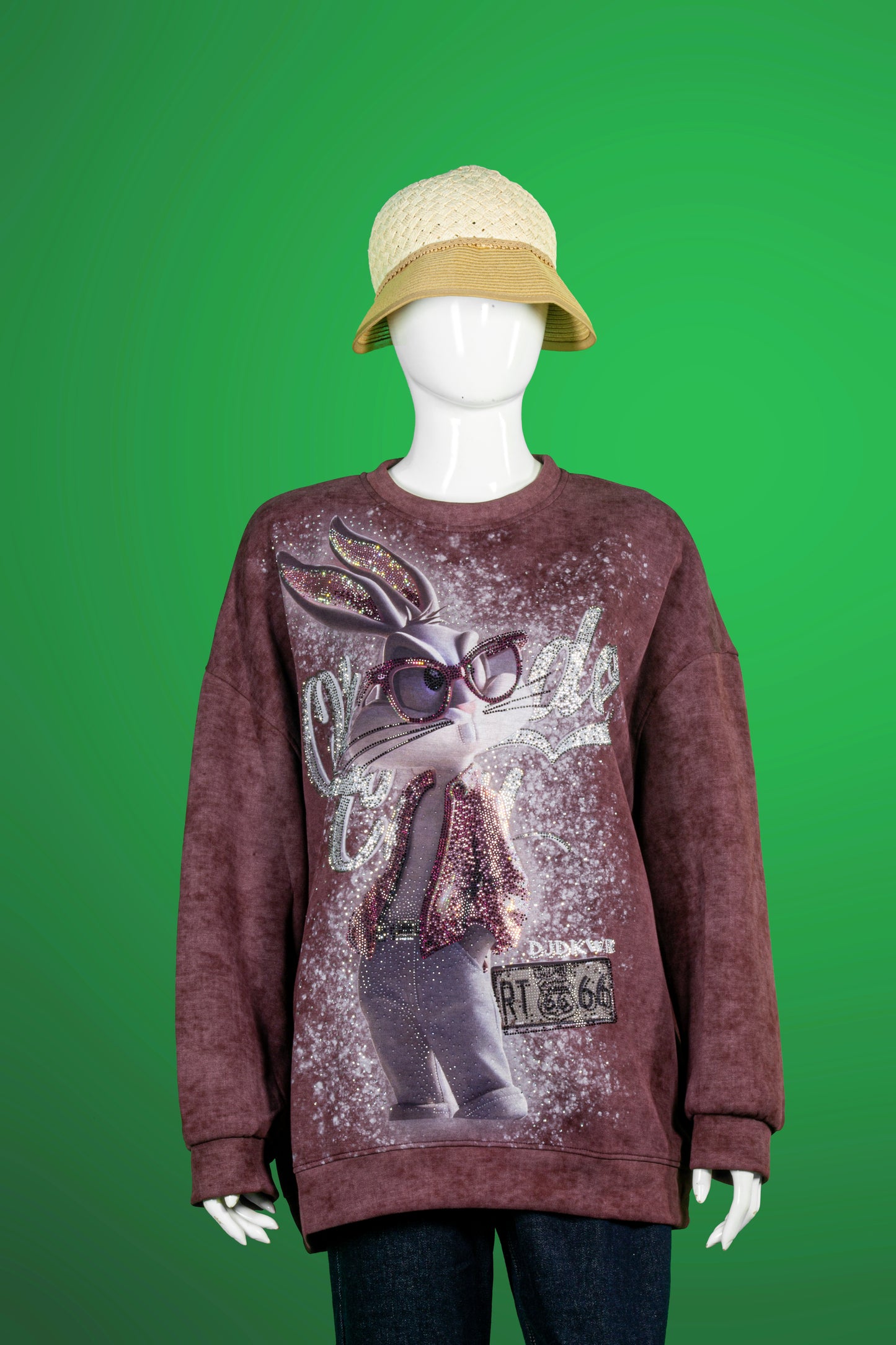 T-Shirt Tangan Panjang Premium Motif Cool Bunny