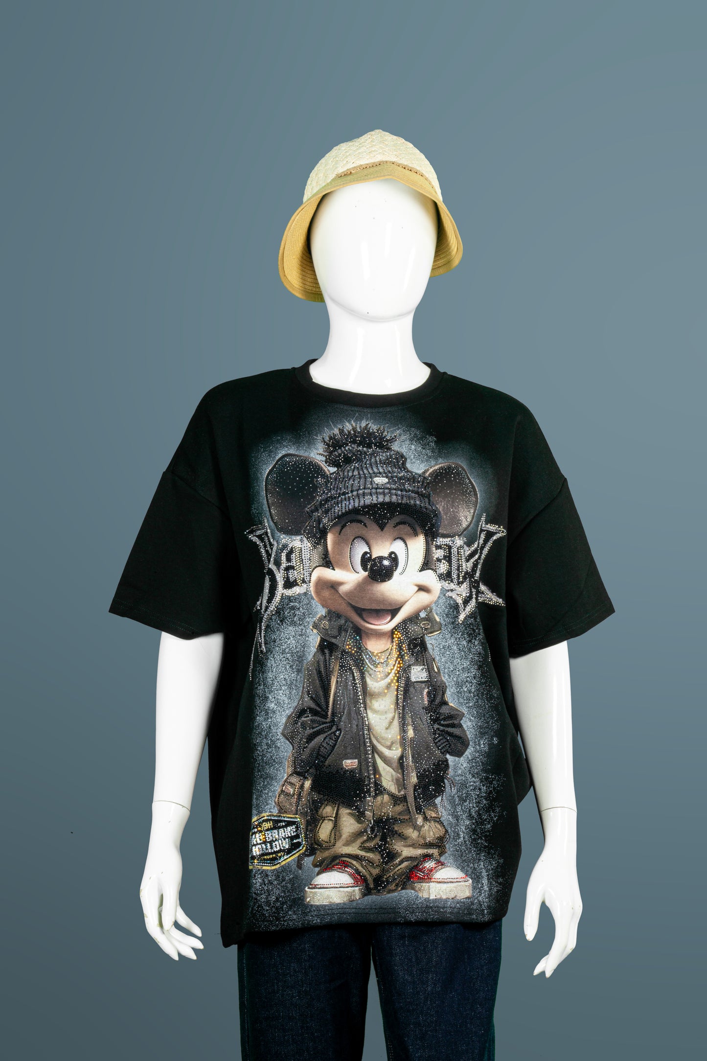 T-Shirt Premium Motif Hiphop Mickey