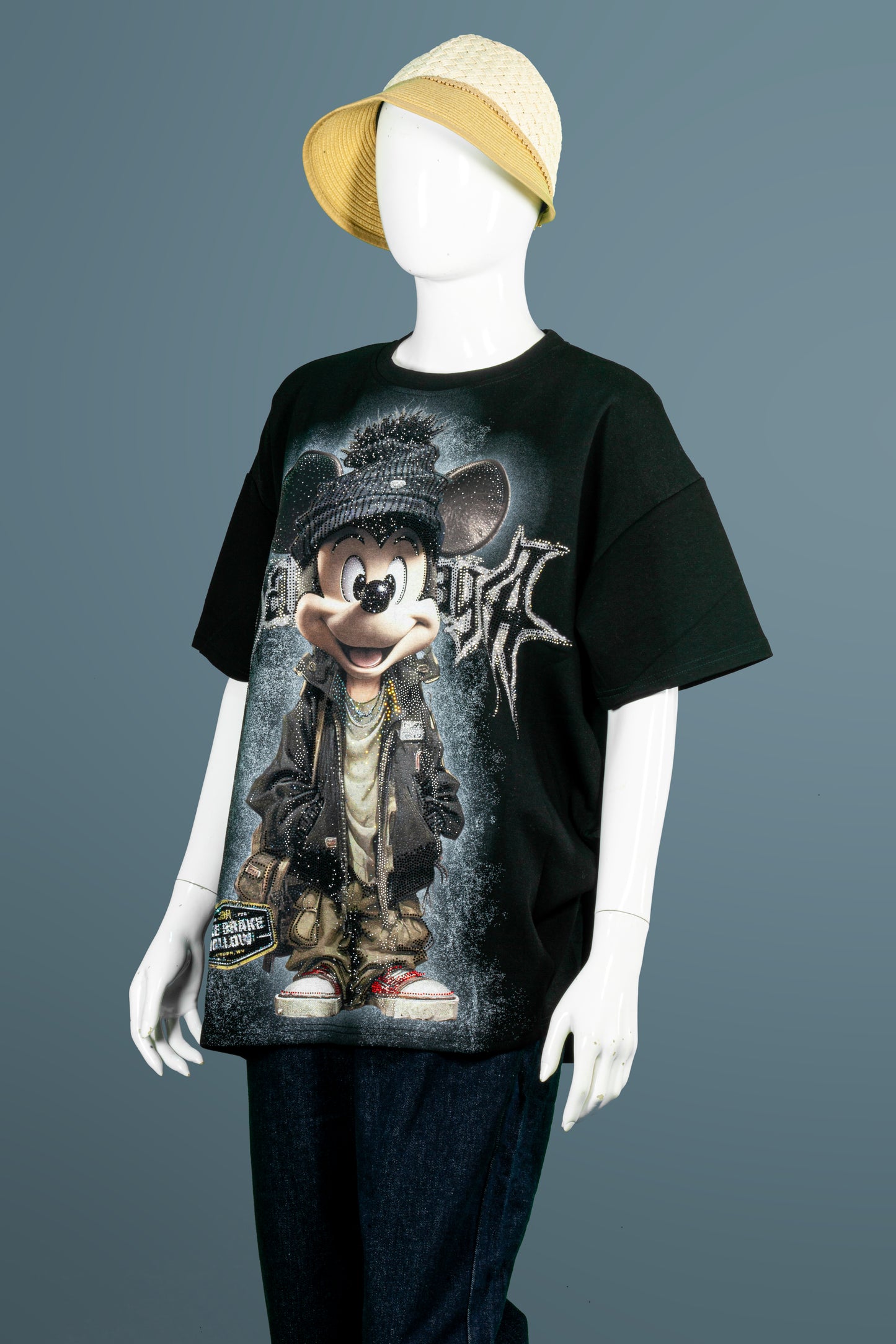 T-Shirt Premium Motif Hiphop Mickey