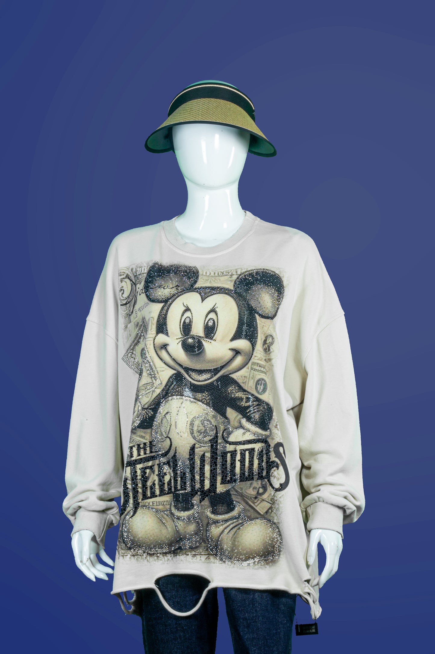 T-Shirt Tangan Panjang Premium Motif Mickey Steel Woods