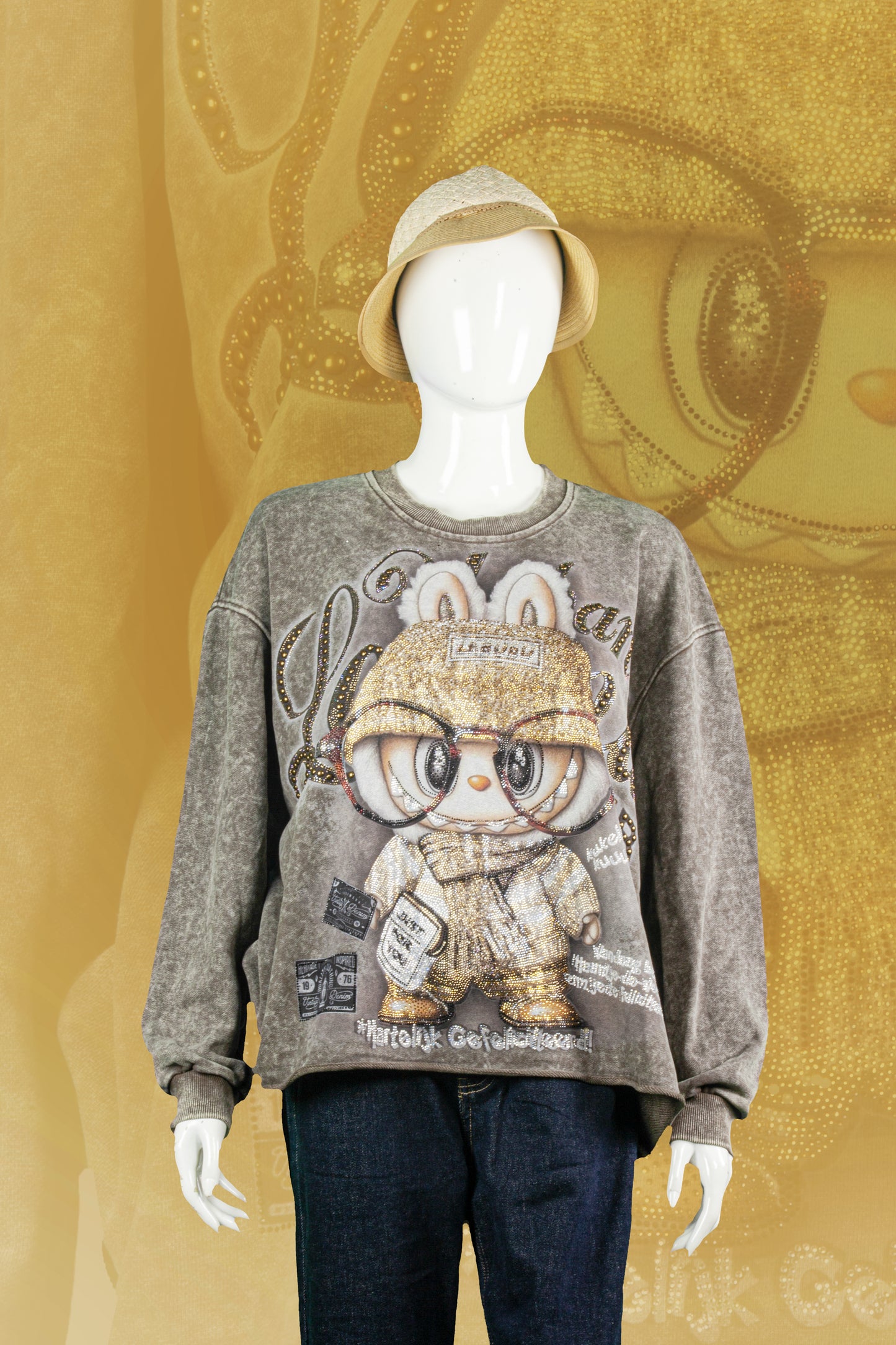 T-Shirt Tangan Panjang Premium Motif Labubu