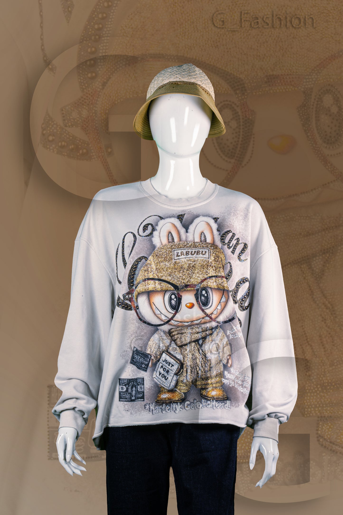 T-Shirt Tangan Panjang Premium Motif Labubu