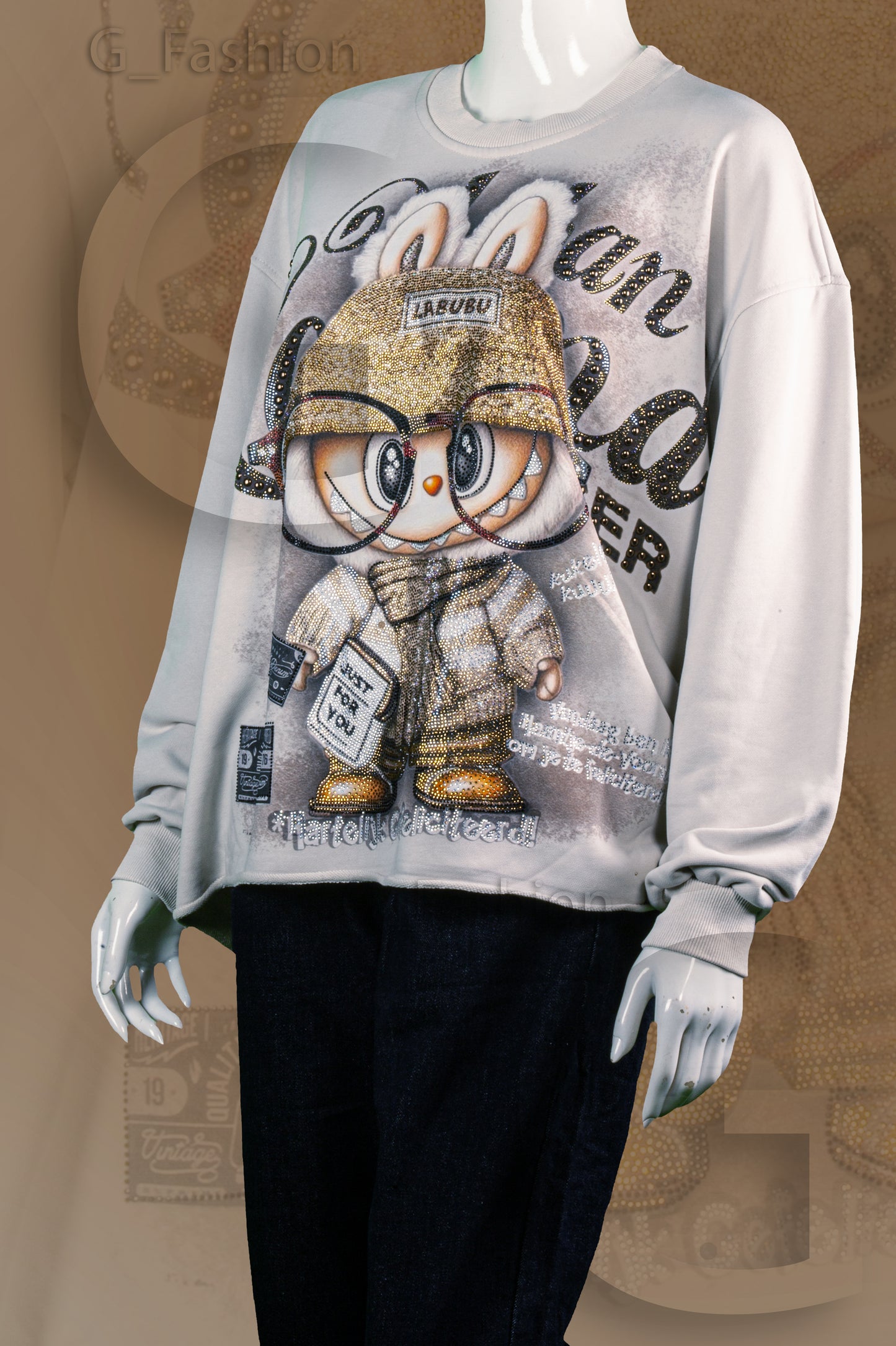 T-Shirt Tangan Panjang Premium Motif Labubu