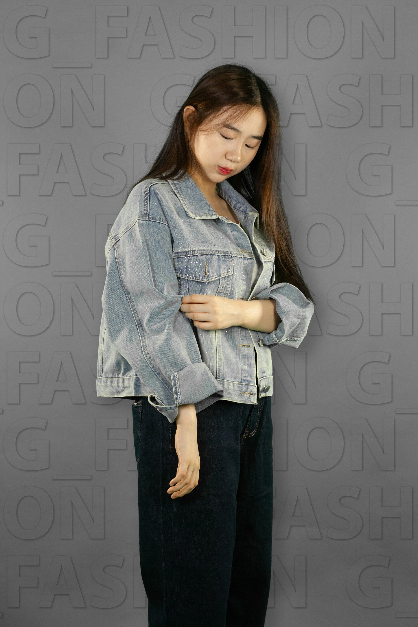 Jaket Jeans Bling2 Kecil