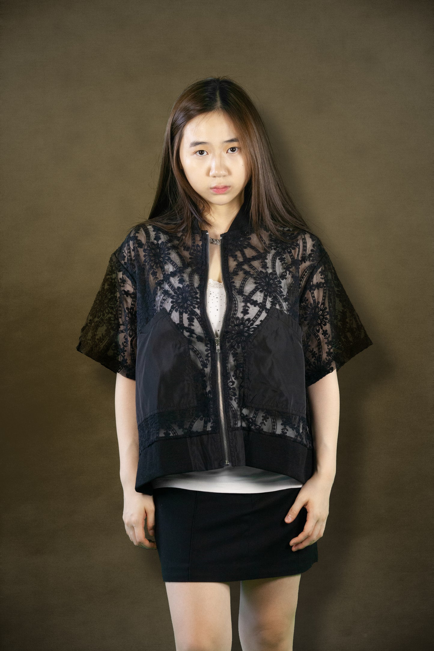 Jaket Jaring Tangan Pendek