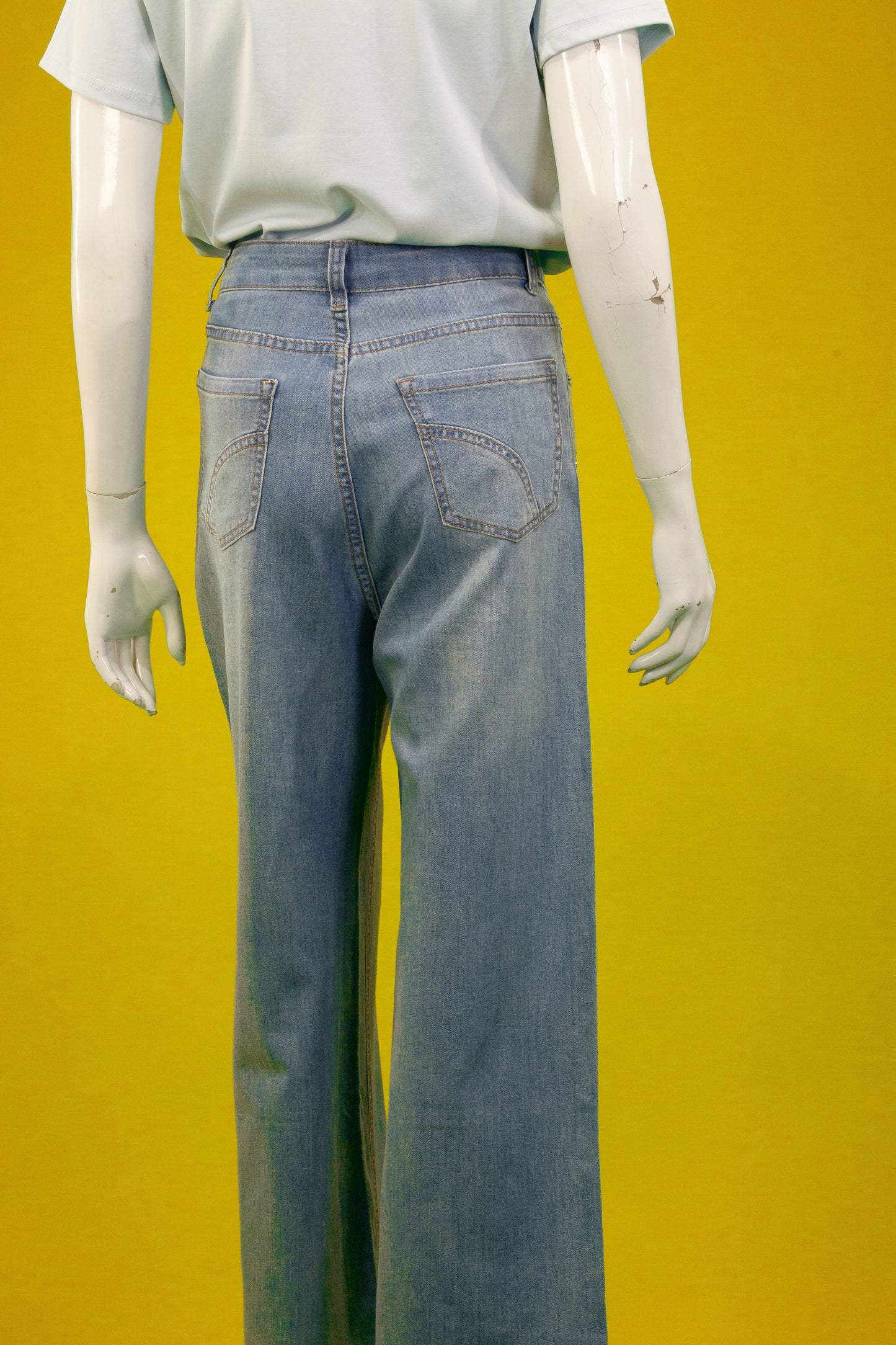 Celana Panjang Soft Jeans Motif Kembang Api