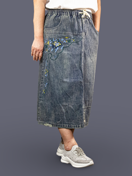 Rok Panjang Soft Jeans