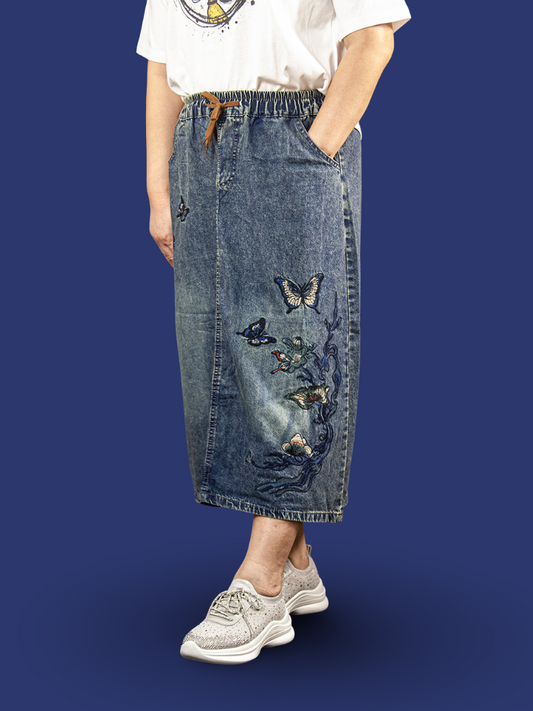 Rok Panjang Soft Jeans