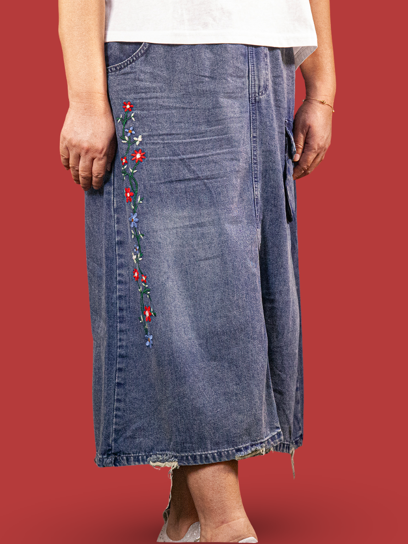 Rok Panjang Soft Jeans