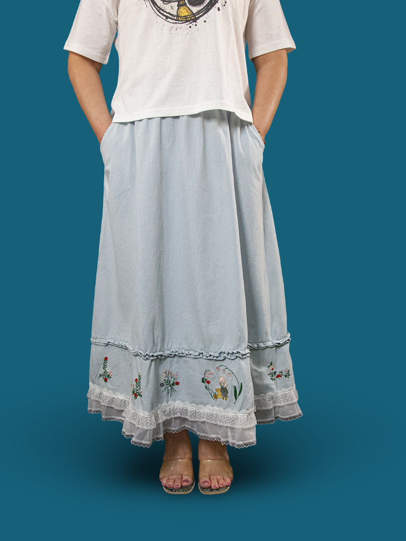 Rok Panjang Katun Renda