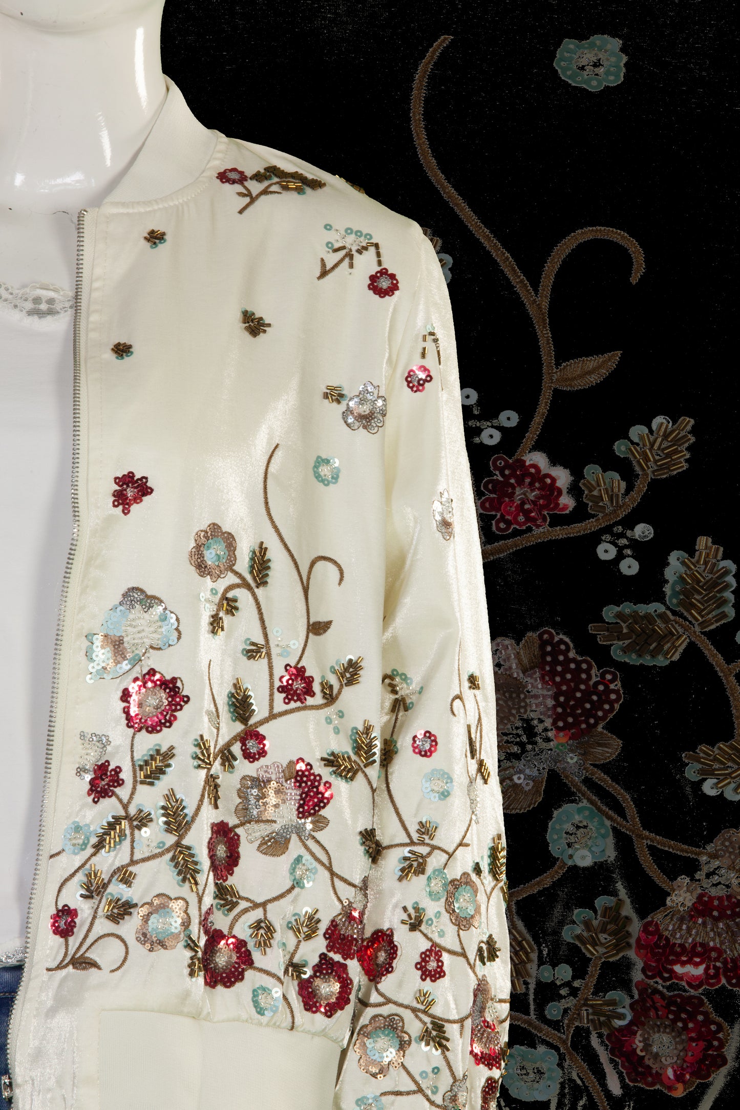 Jaket Motif Blossom Flower