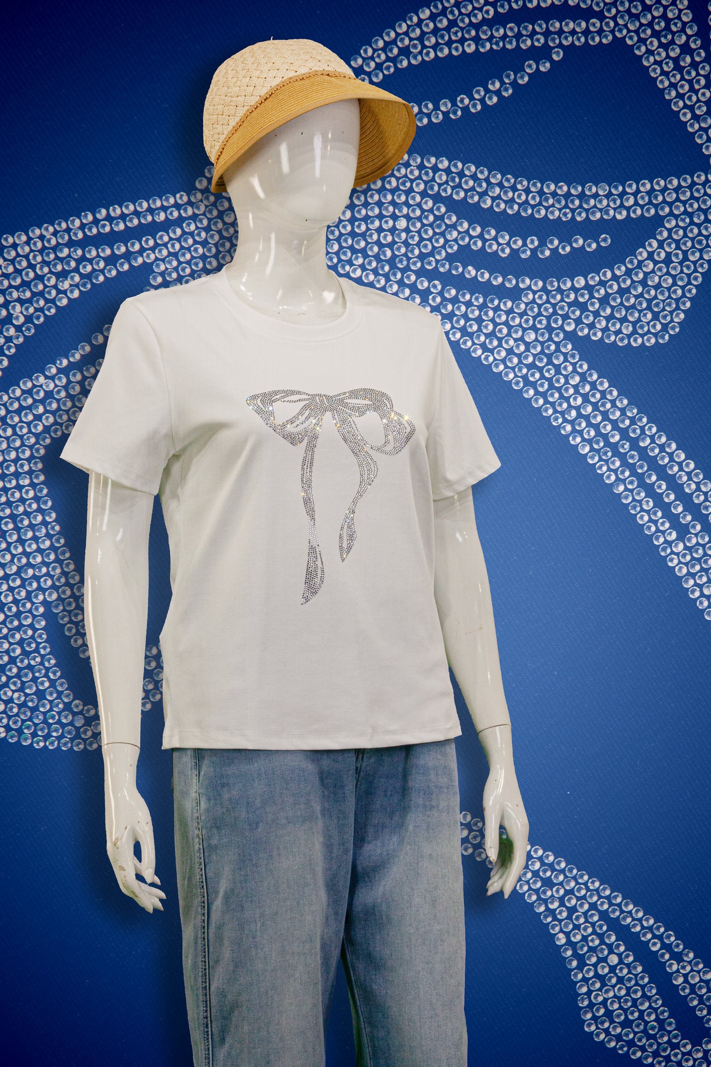 T-Shirt Motif Shining Ribbon (Mata)
