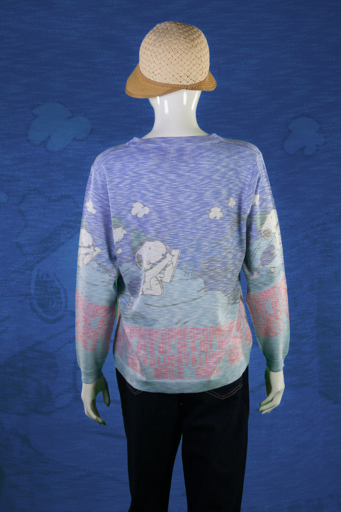 Blouse Rajut Tangan Panjang Matte Motif Snoopy Grand Canyon