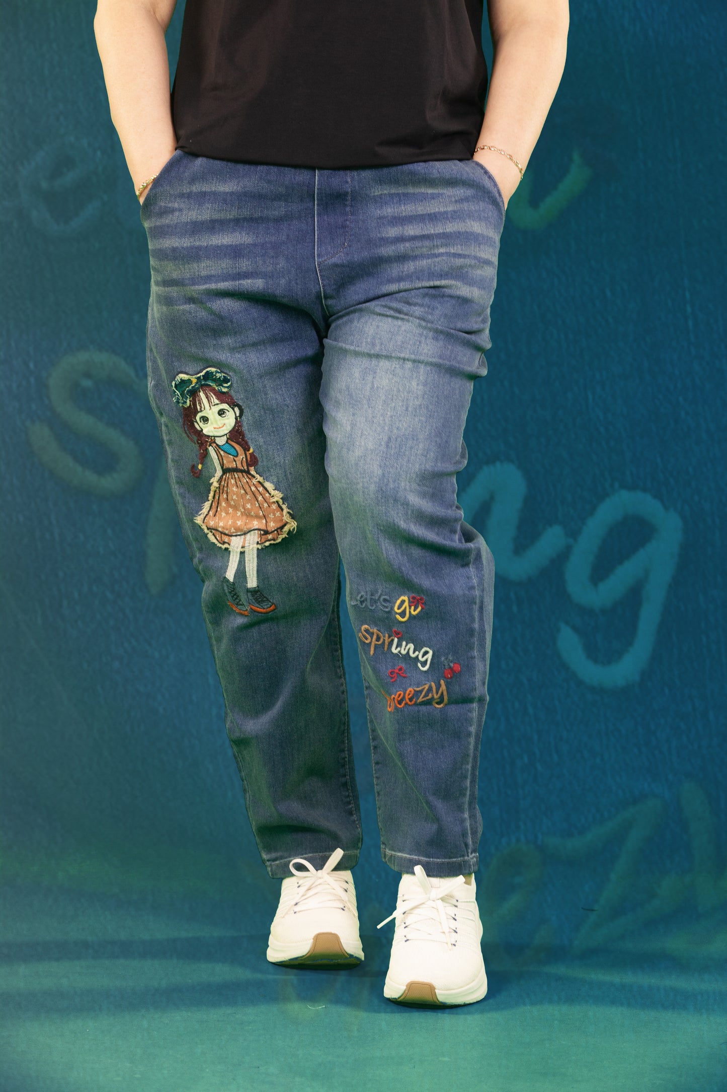 Celana Soft Jeans Model Orange Dress Girl