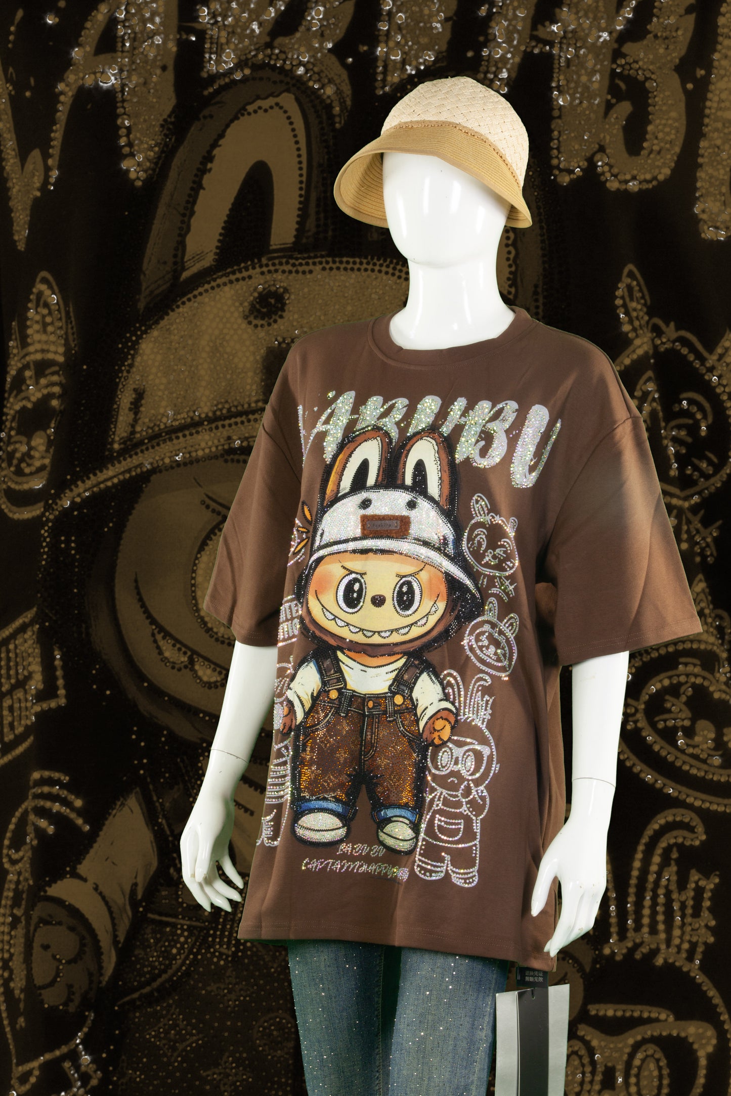 T-Shirt Premium Motif Labubu JumpSuit