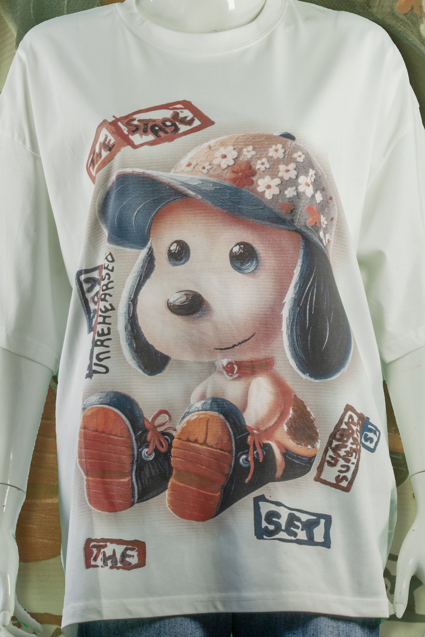 T-Shirt Motif Snoopy Adorable