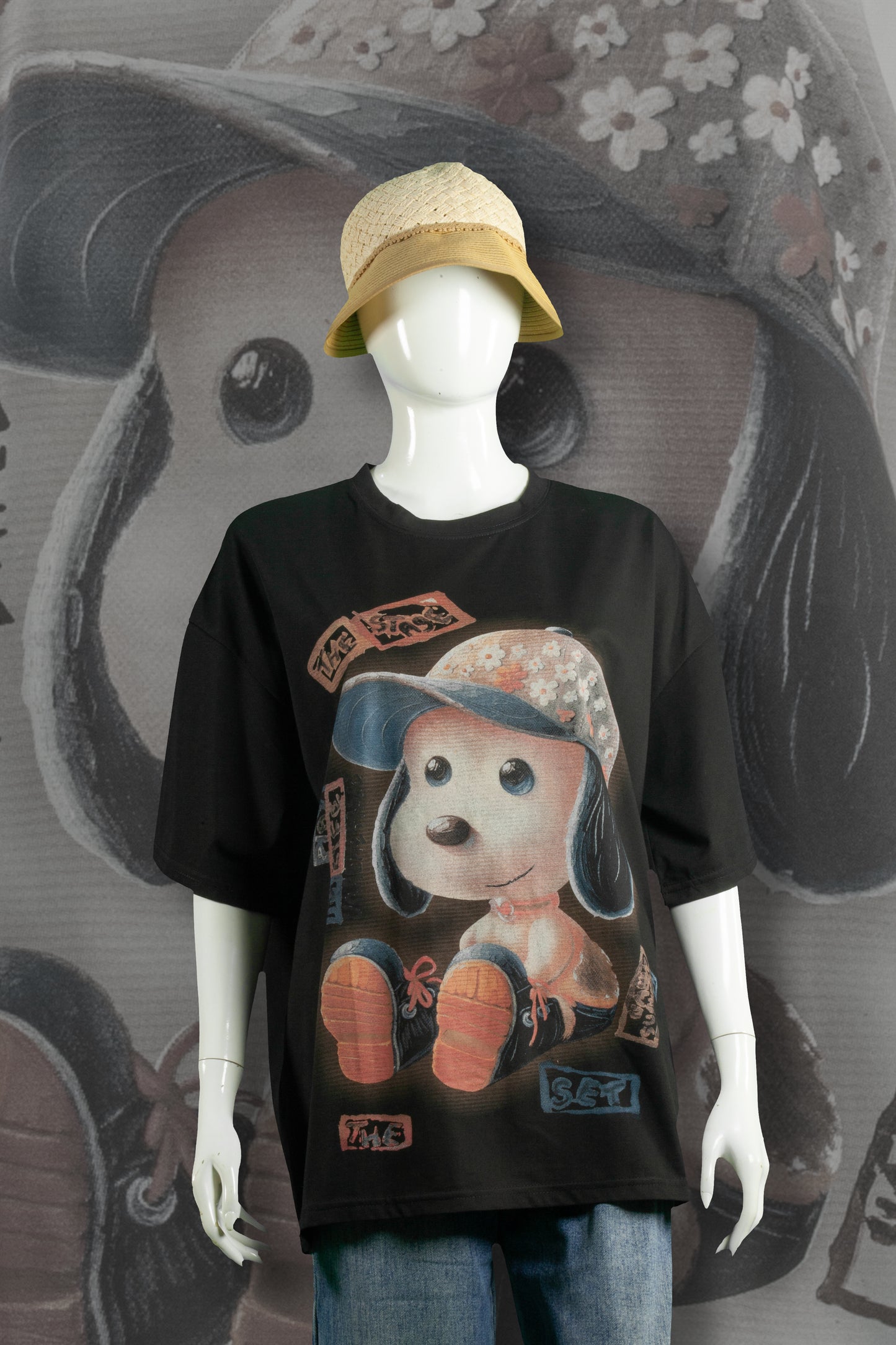 T-Shirt Motif Snoopy Adorable