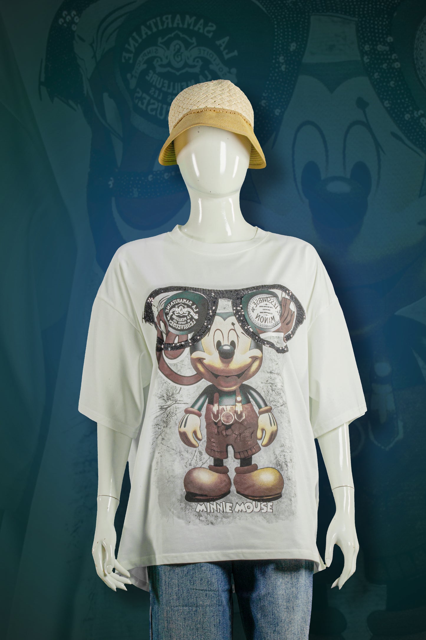 T-Shirt Model Mickey Kaca Mata Besar