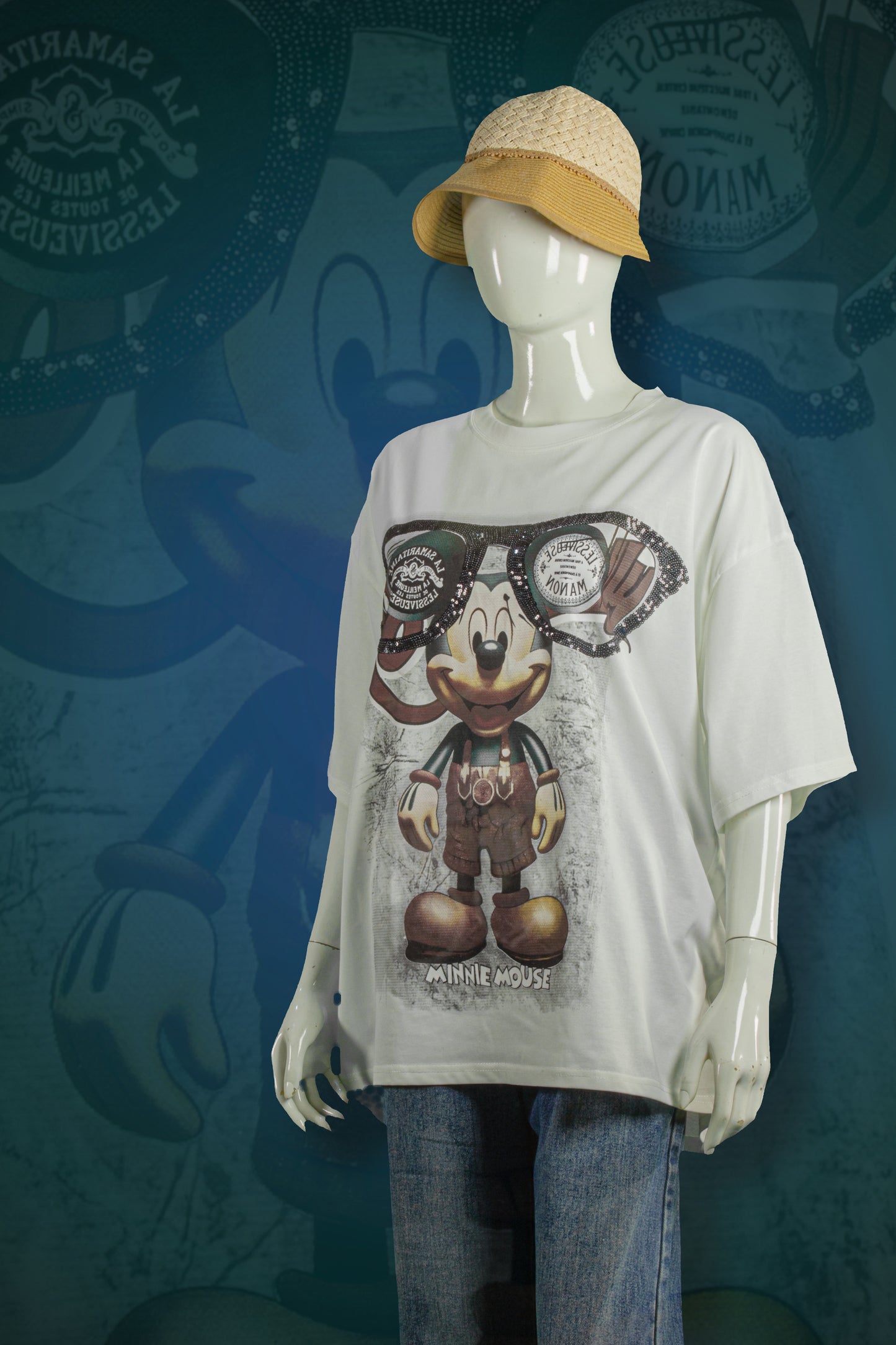 T-Shirt Model Mickey Kaca Mata Besar